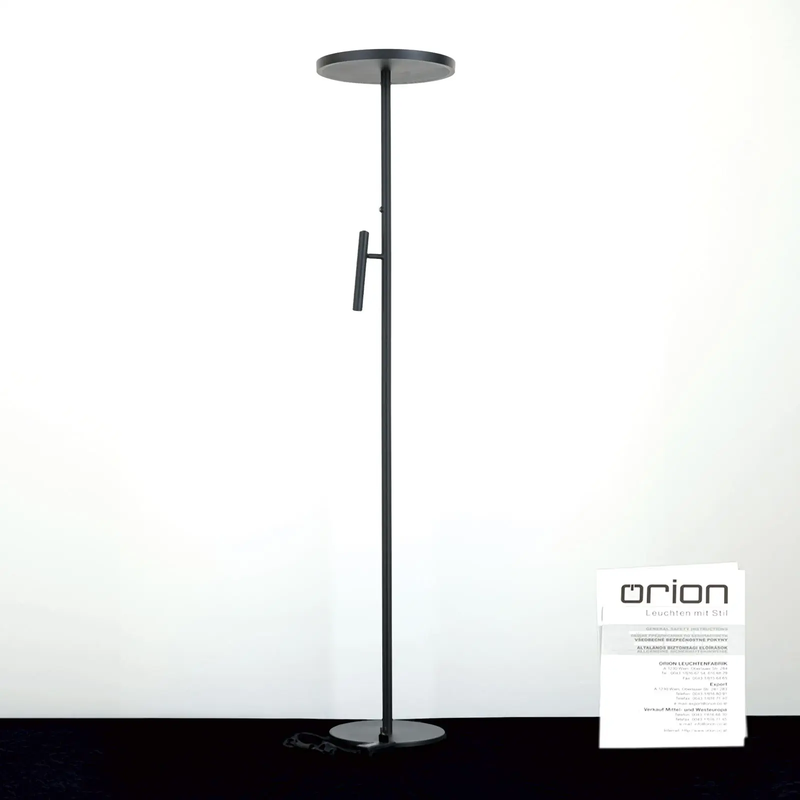 LED podna lampa TEIDE, mat crna - 8