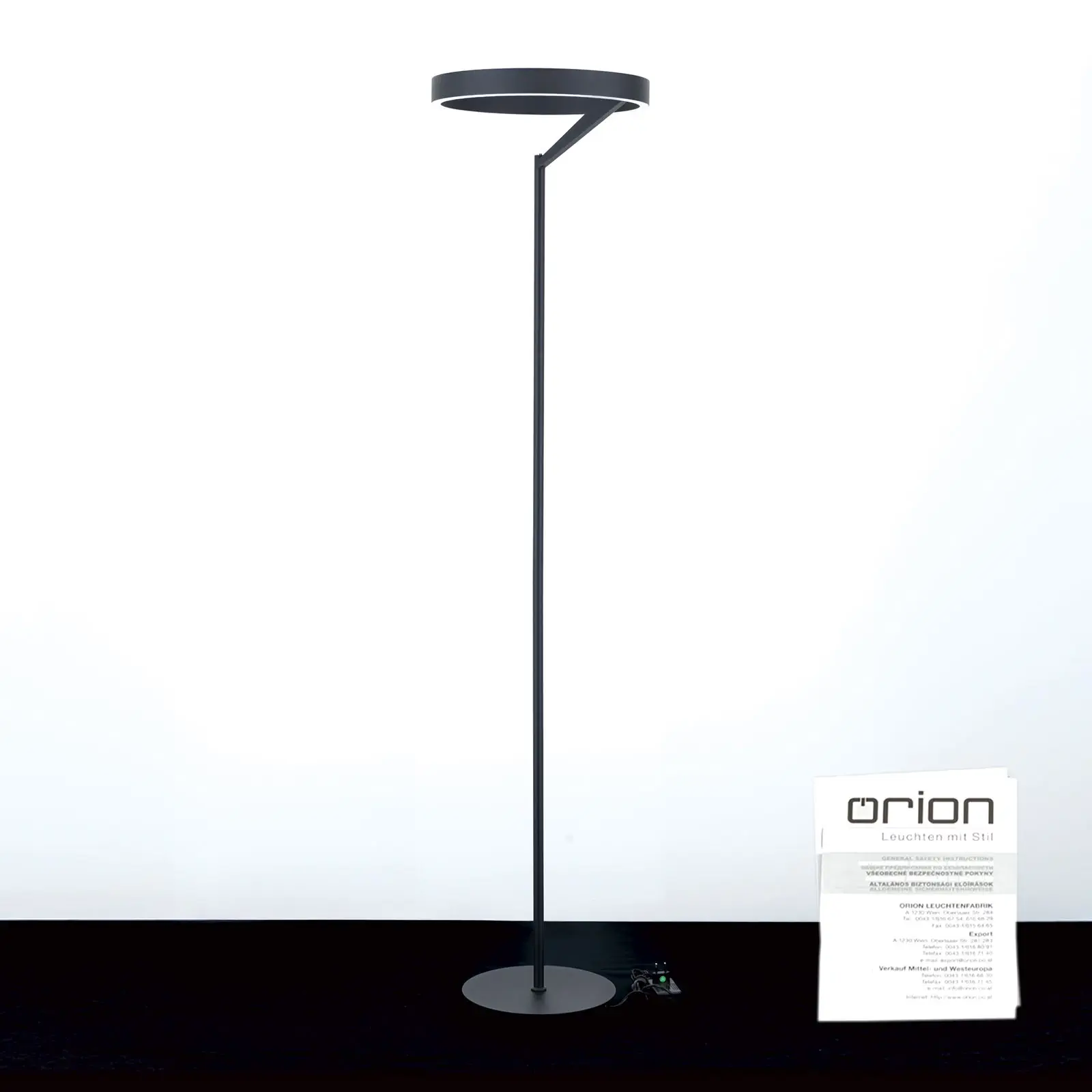 LED podna lampa KOLK, crna - 9