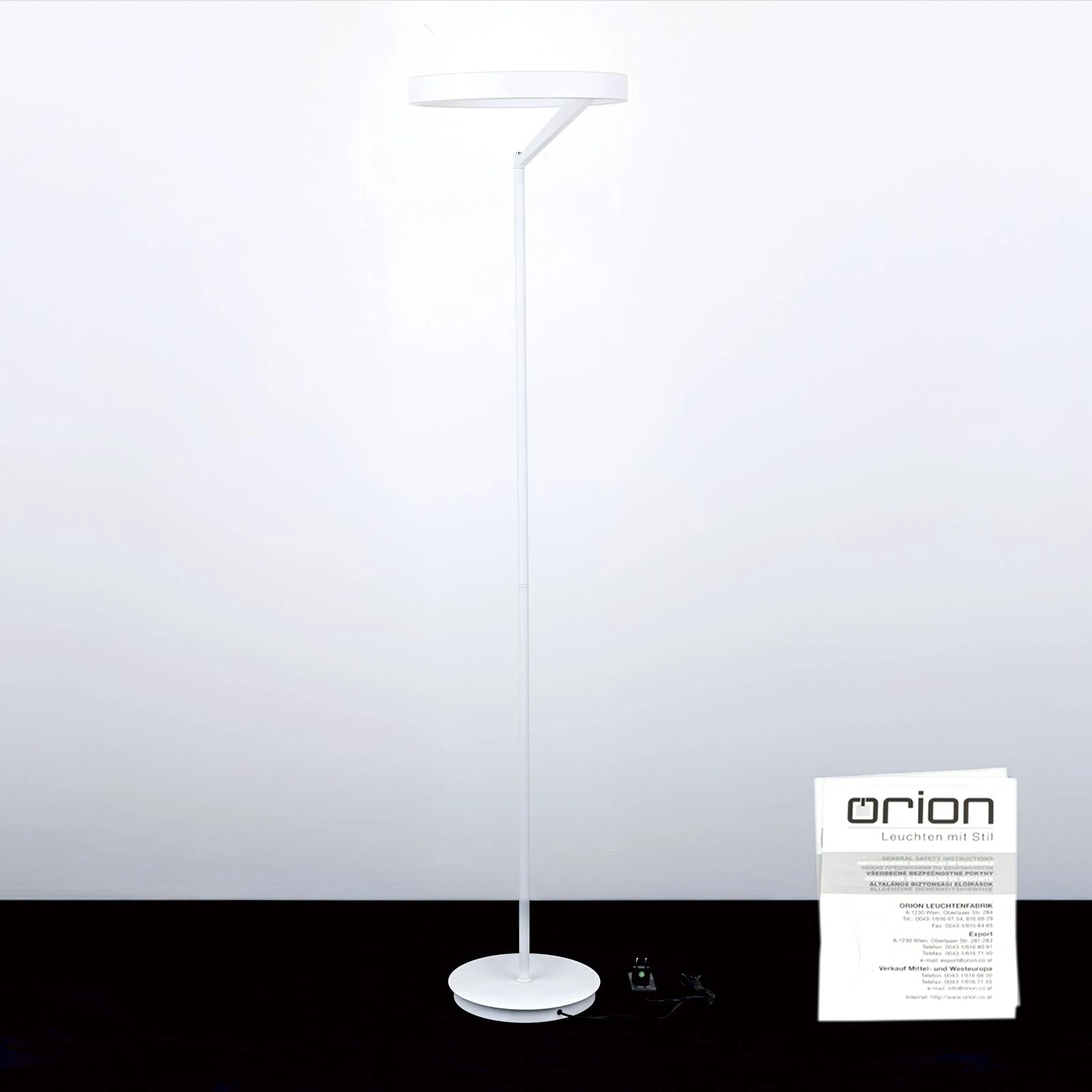 LED podna lampa KOLK, bela - 9