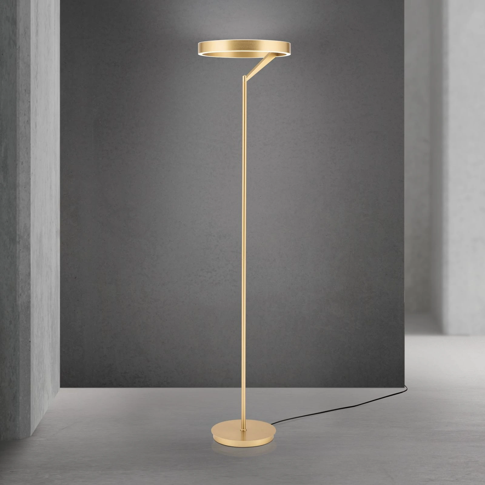 LED podna lampa KOLK, brušeno zlato - 2