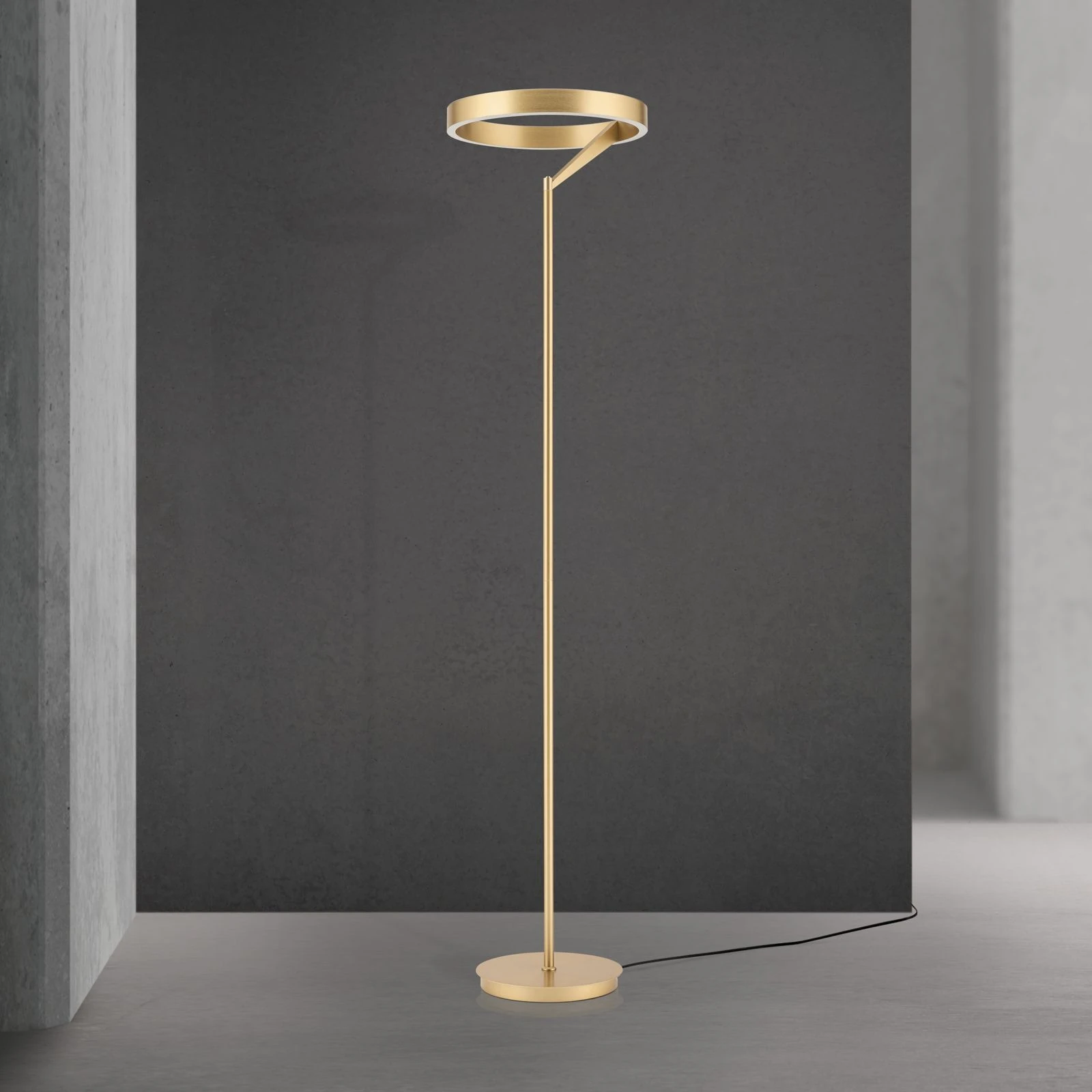 LED podna lampa KOLK, brušeno zlato - 3