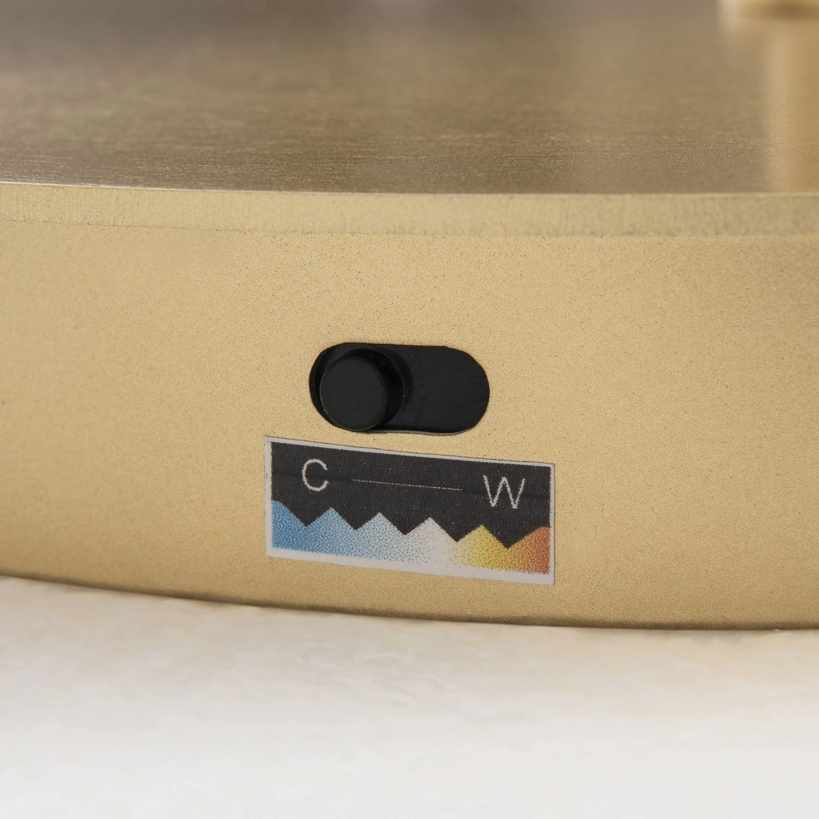 LED podna lampa KOLK, brušeno zlato - 6