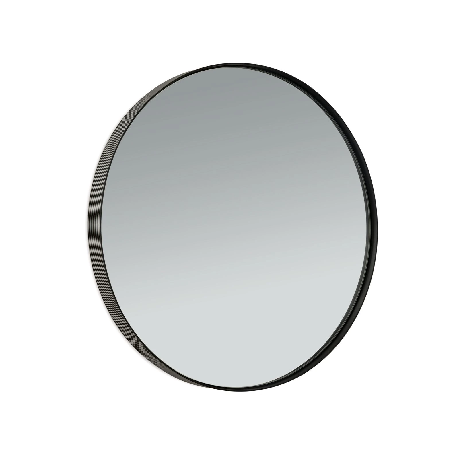 Ogledalo CARLO, Ø 61 cm, crno - 3