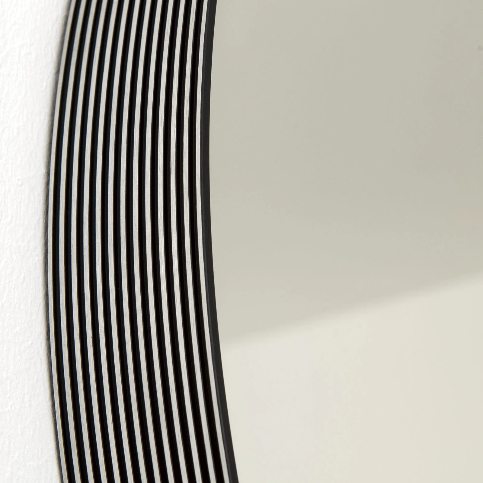 Ogledalo CARLO, Ø 61 cm, crno - 4