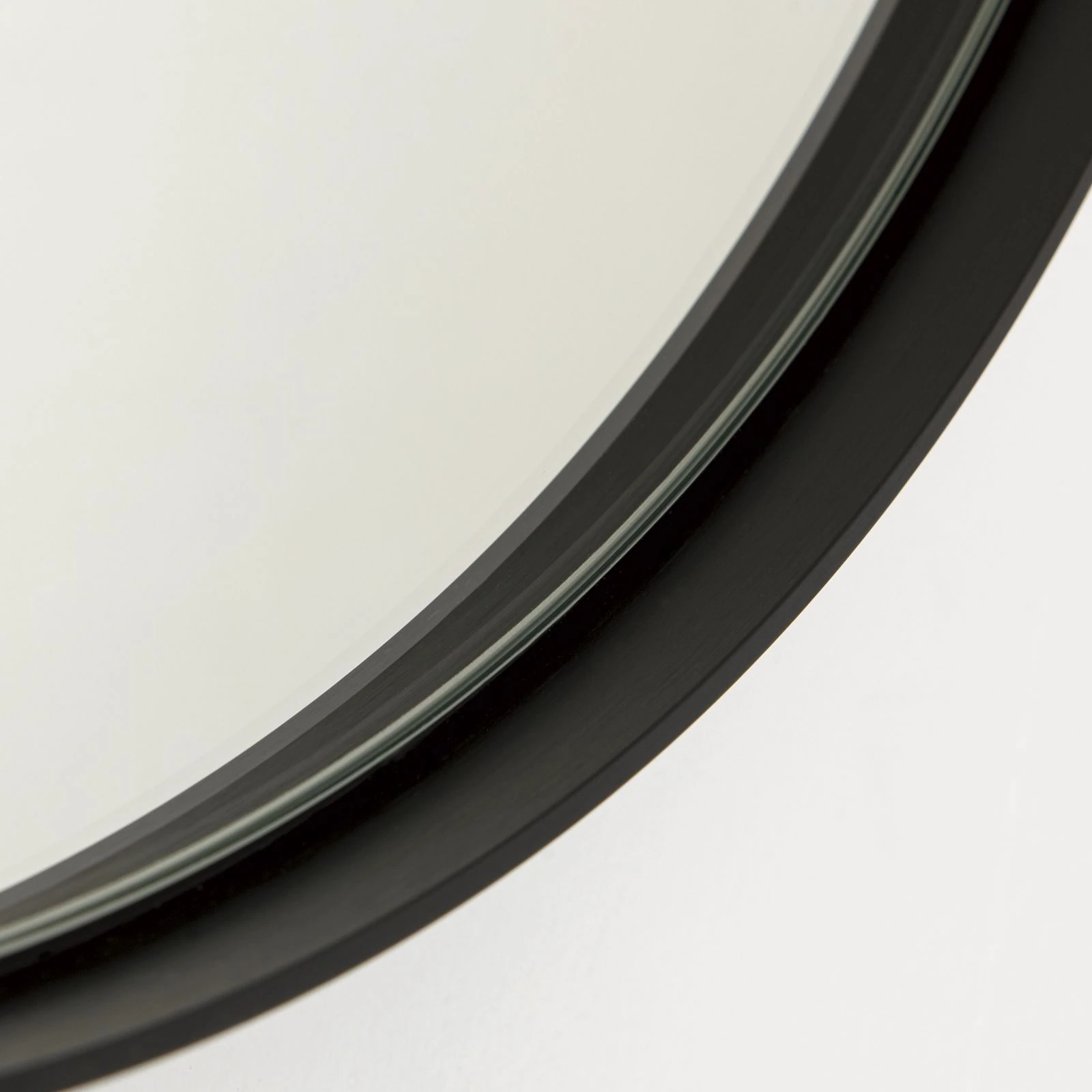 Ogledalo CARLO, Ø 61 cm, crno - 5