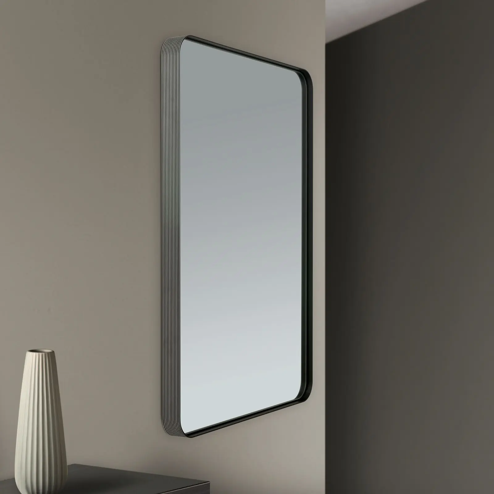 Ogledalo CARLO, 61×91 cm, crno - 2