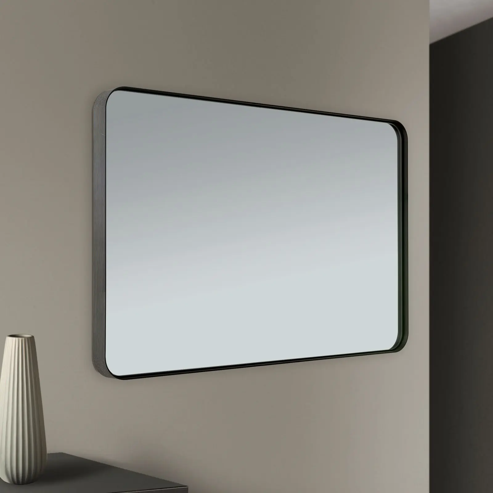 Ogledalo CARLO, 61×91 cm, crno - 3