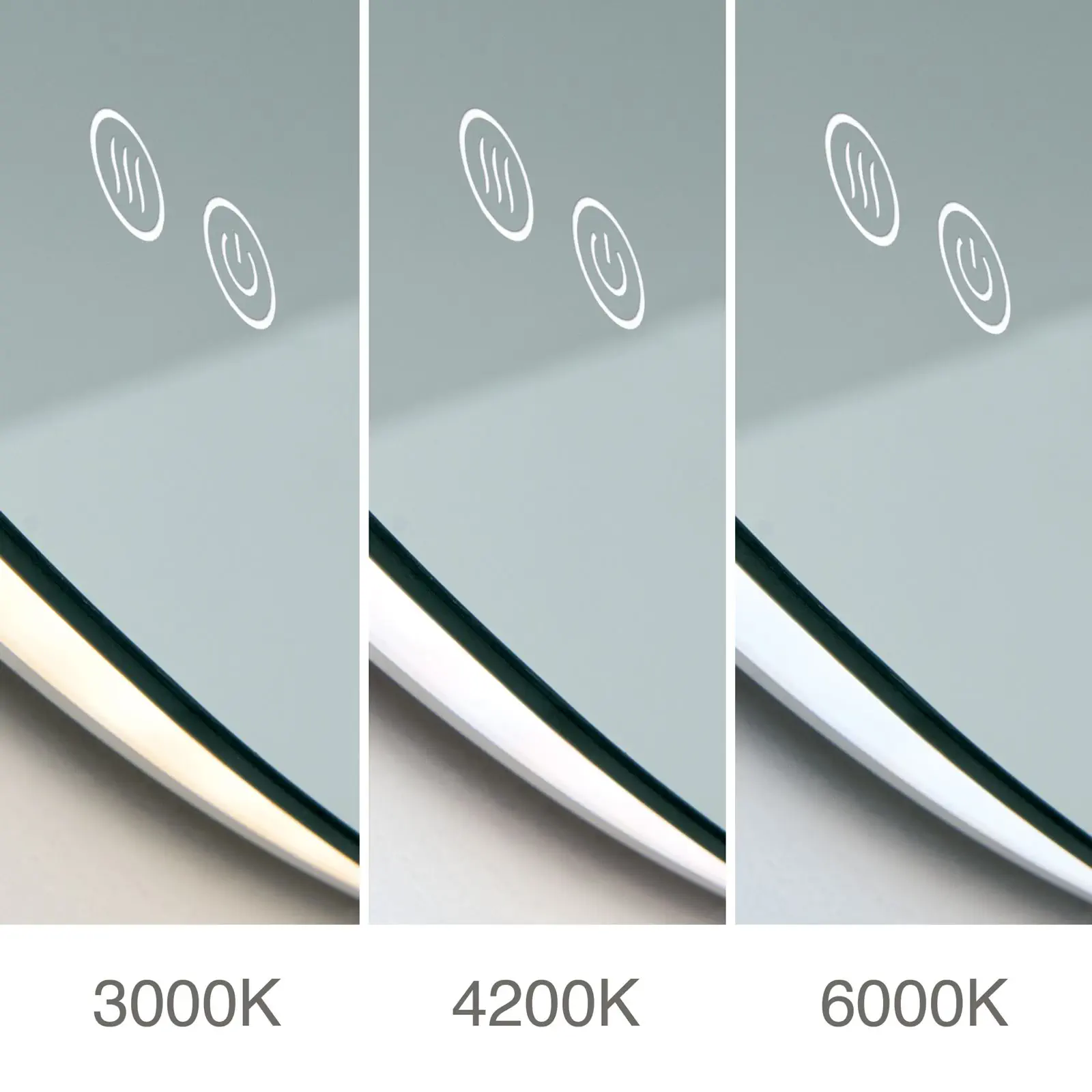 LED ogledalo FOCUS, Ø80cm, sa zaštitom od zamagljivanja - 6