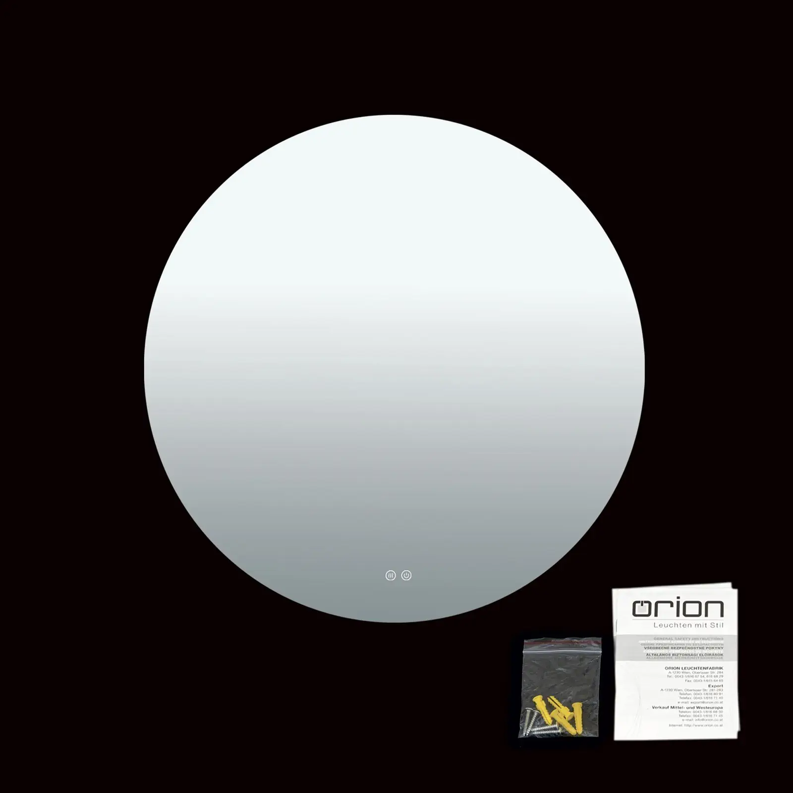 LED ogledalo FOCUS, Ø80cm, sa zaštitom od zamagljivanja - 8