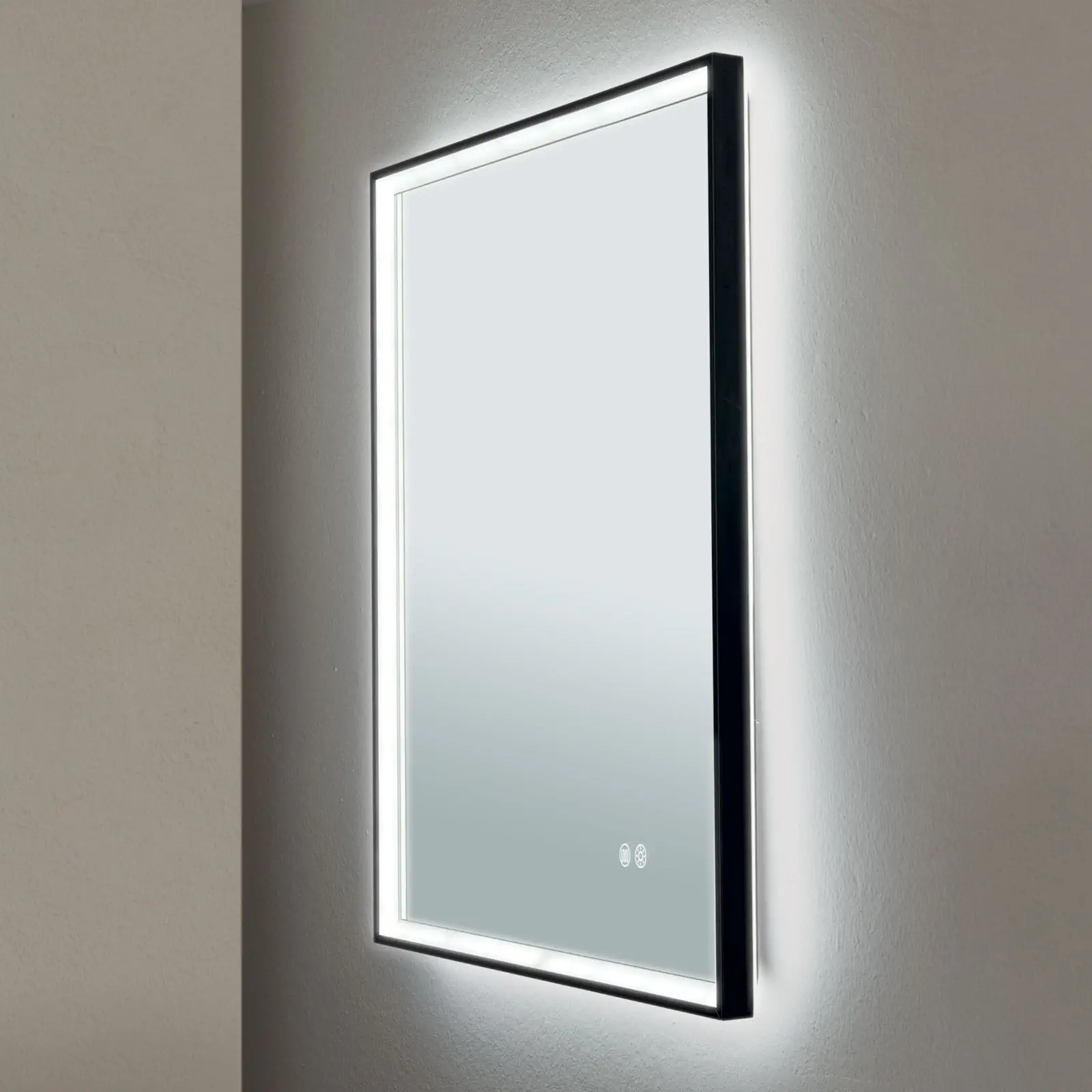 LED ogledalo FRAME, 45x60cm, crno - 2