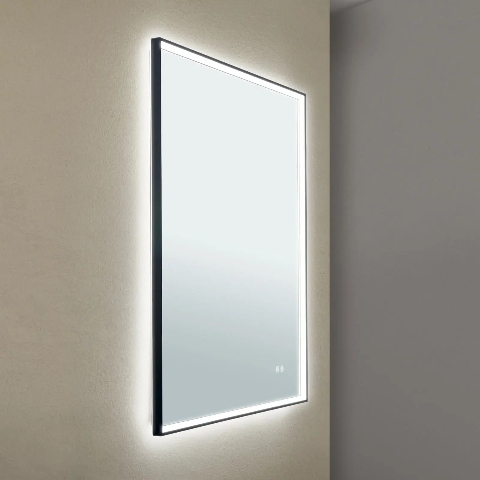 LED ogledalo FRAME, 70x90cm, crno - 2
