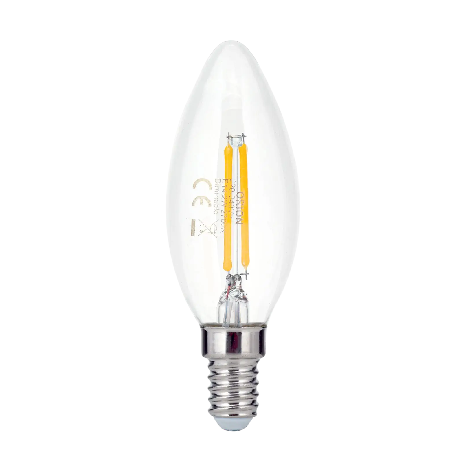 LED sveća, E14, 2 W, providna - 5