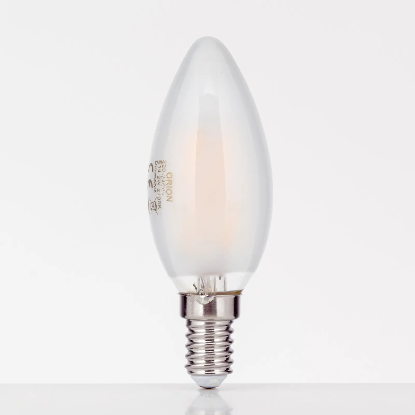 LED sveća, E14, 2 W, mat - 2