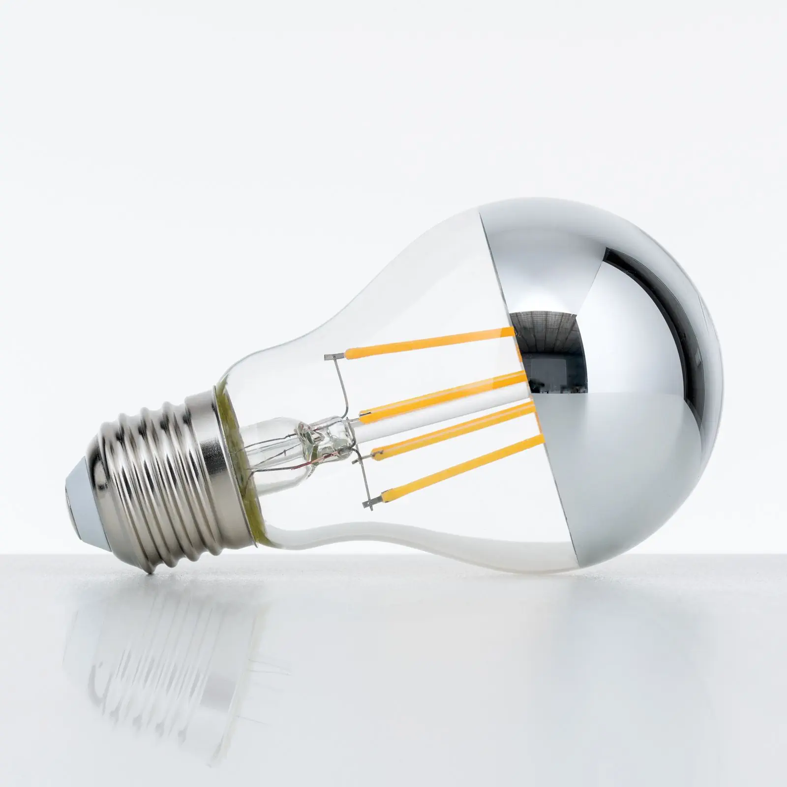 LED sijalica sa ogledalnom glavom, E27, 7W, srebrna