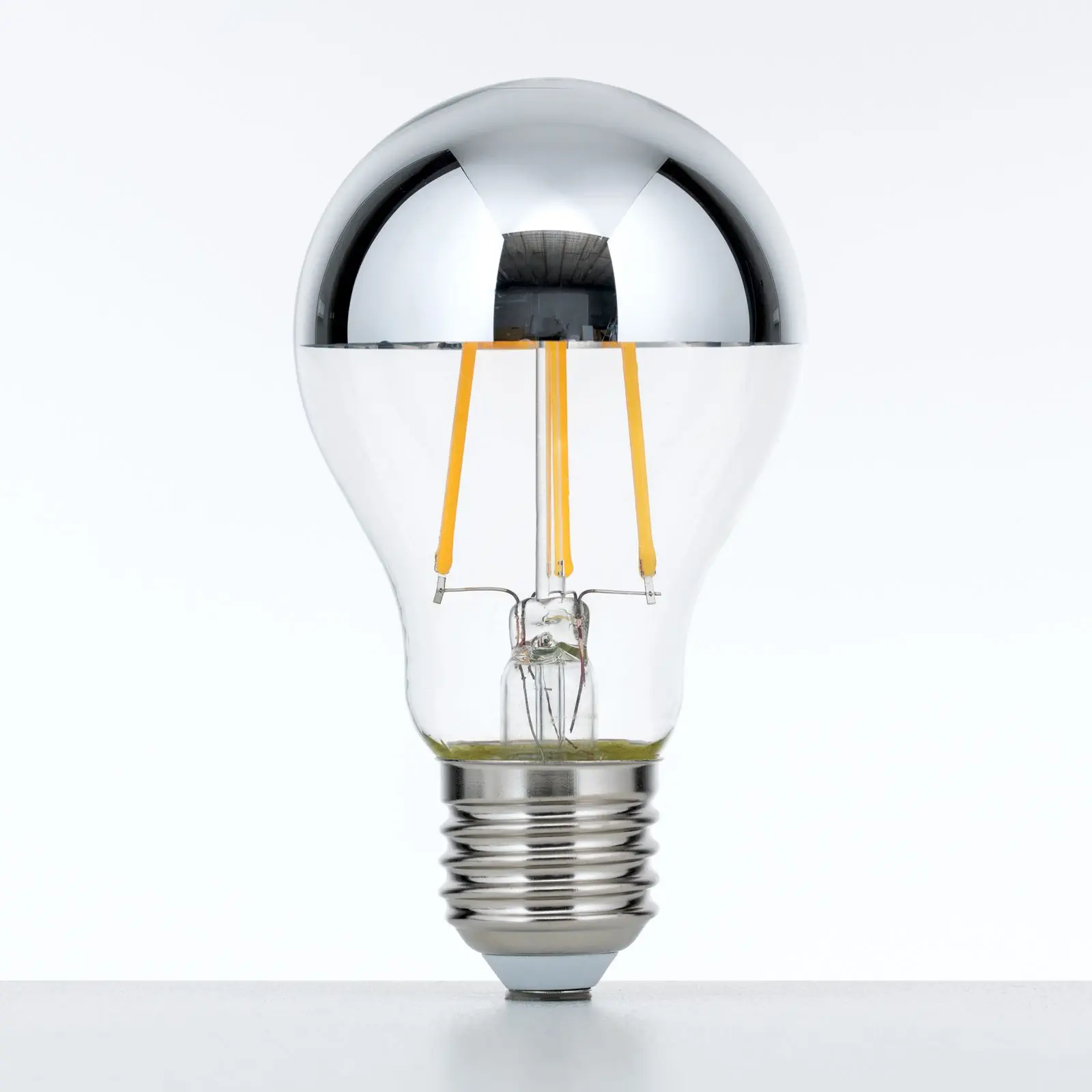 LED sijalica sa ogledalnom glavom, E27, 7W, srebrna - 2