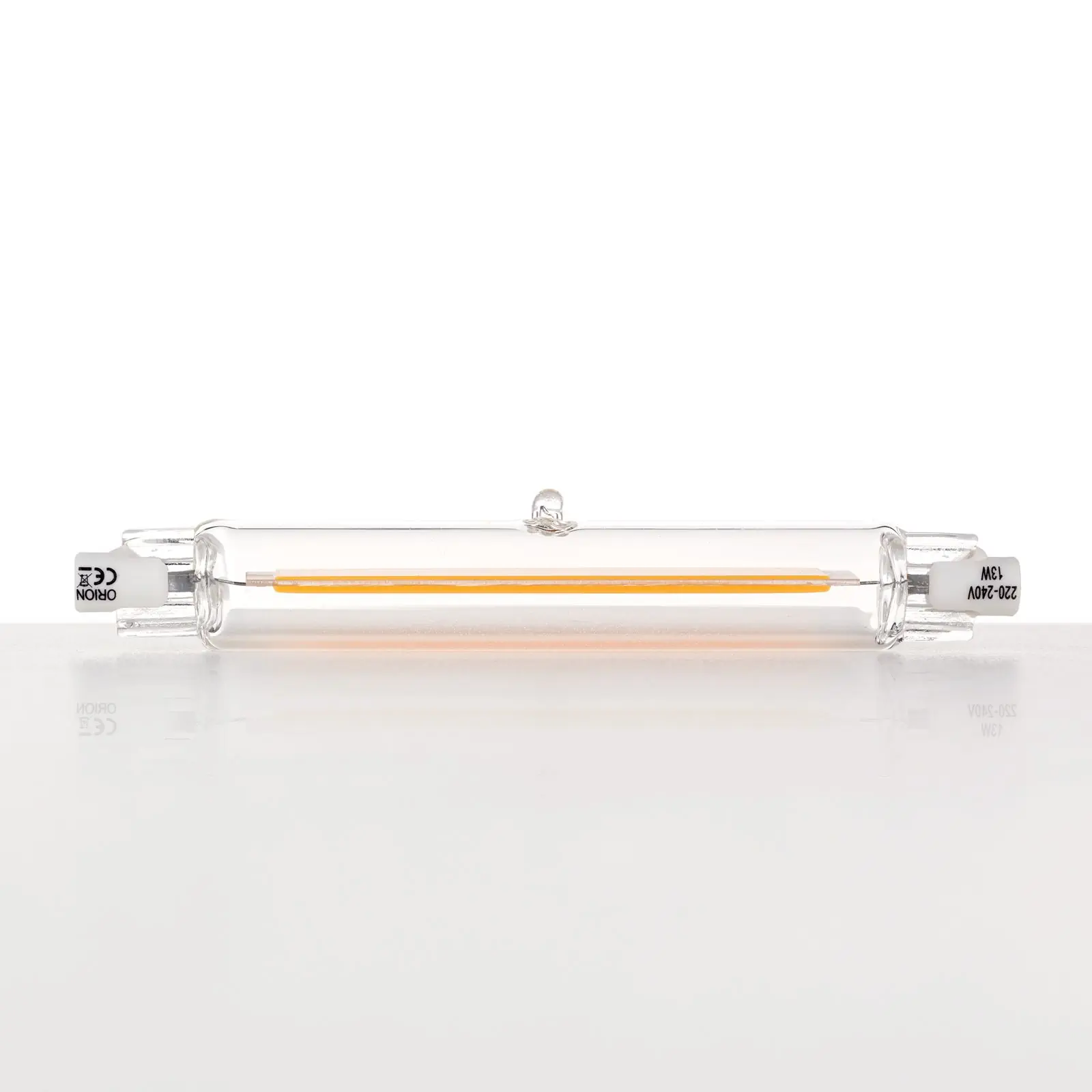 LED R7S sijalica, 10 W, 118 mm, toplo bela, prozirna