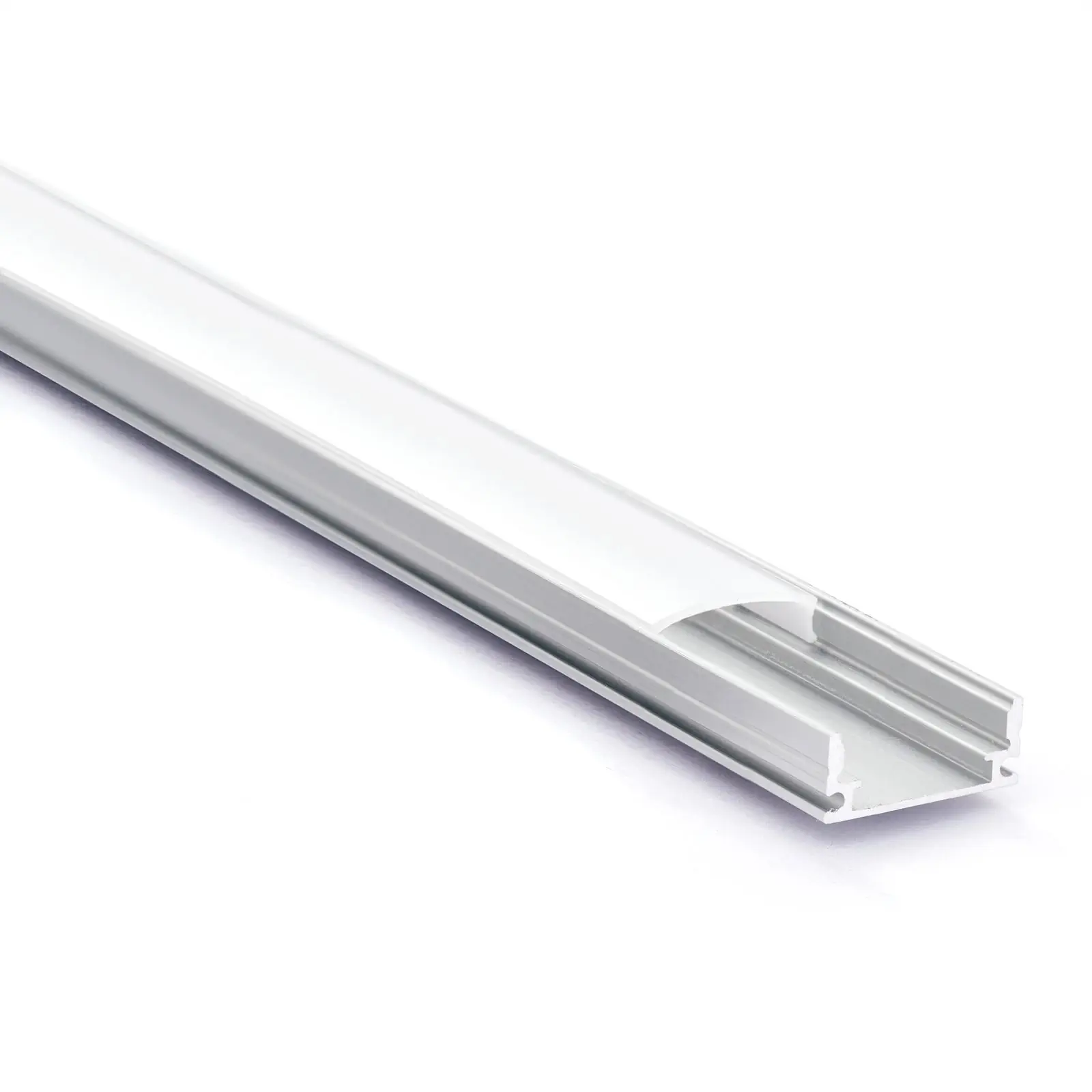 Aluminijumski profil za LED trake, opal mat, 1 m - 2