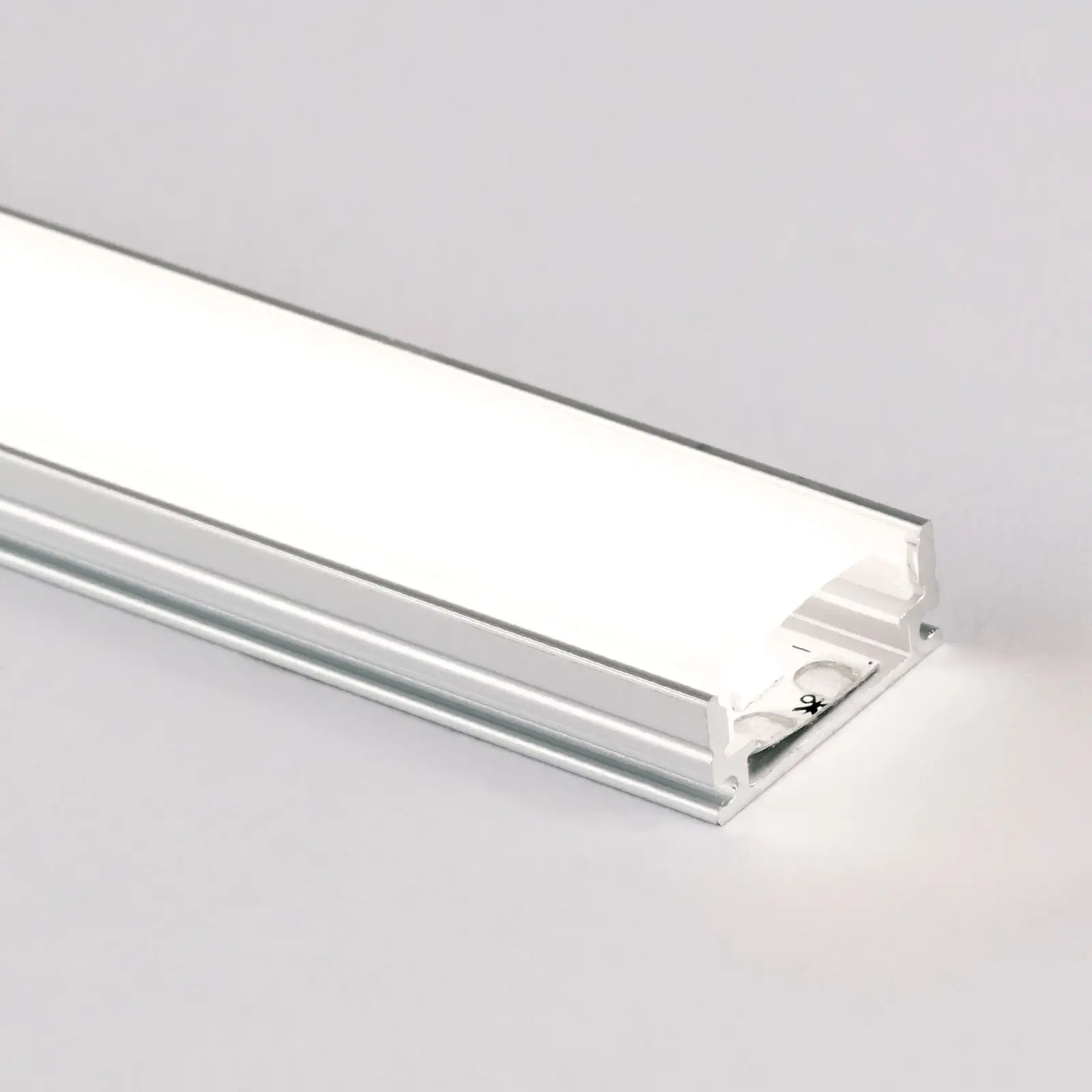 Aluminijumski profil za LED trake, opal mat, 1 m - 4
