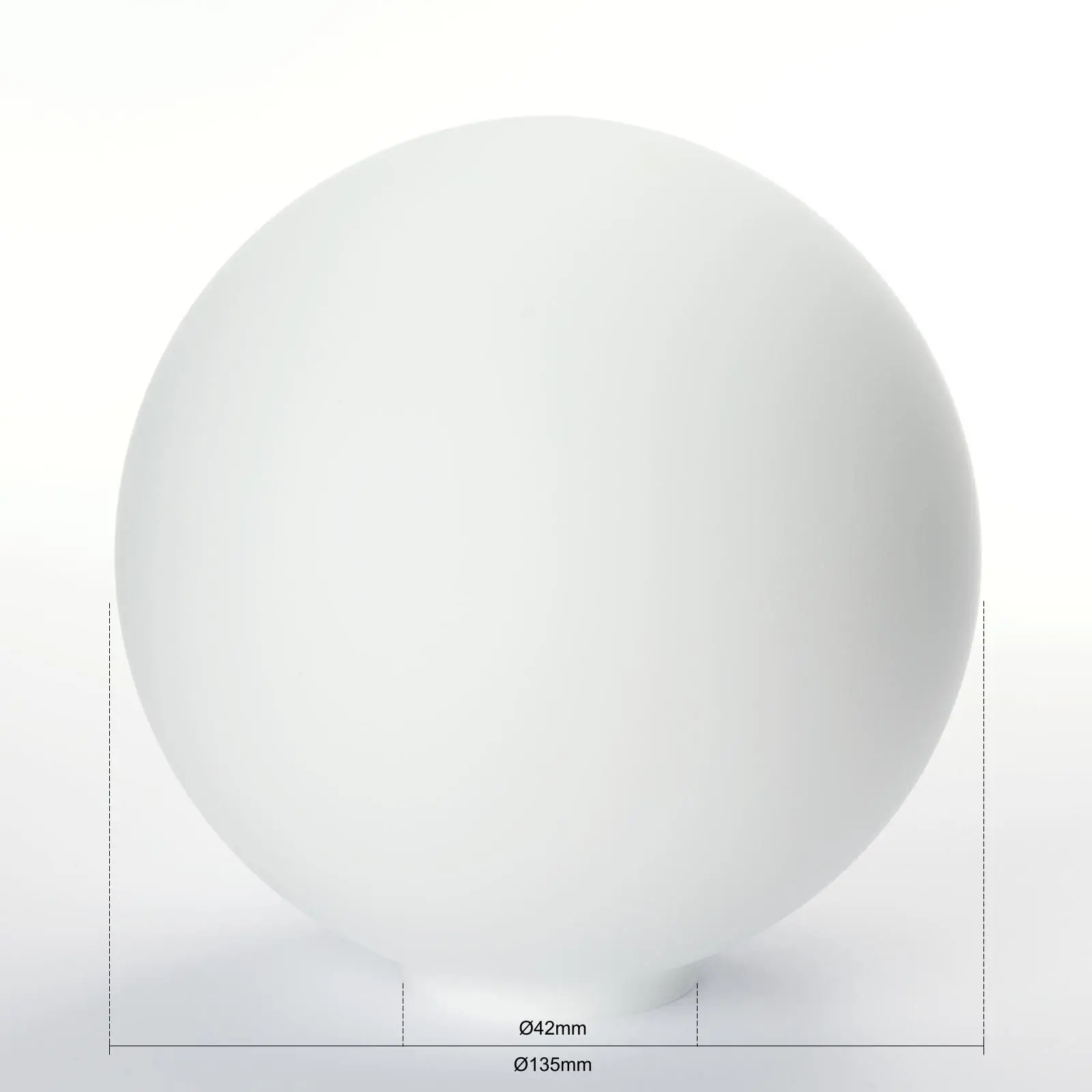 Sferno staklo 149, E14, Ø 135 mm, opal svileno mat - 2