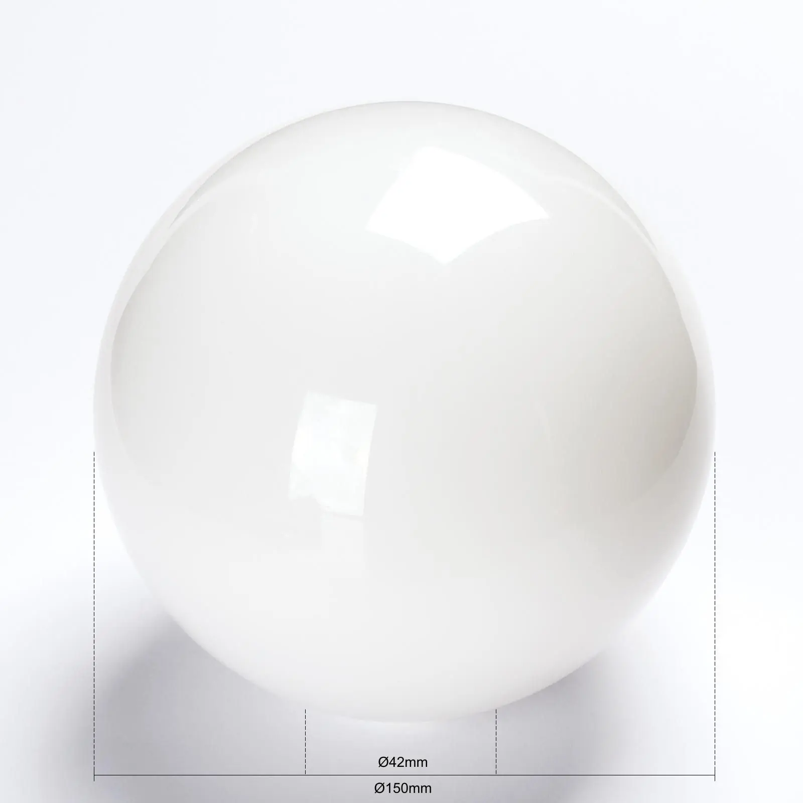 Sferno staklo 150, E14, Ø 150 mm, opal brilliant - 2