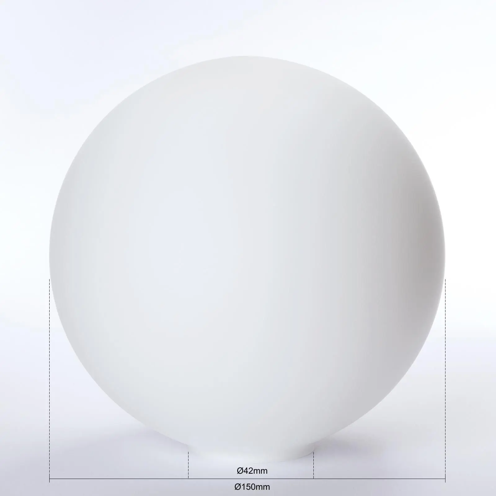Sferno staklo 150, E14, Ø 150 mm, opal svileno mat - 2