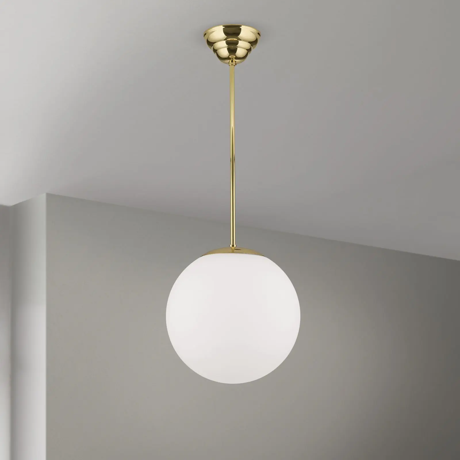 Sferno staklo 342, Ø 25 cm, opal svileno mat - 2