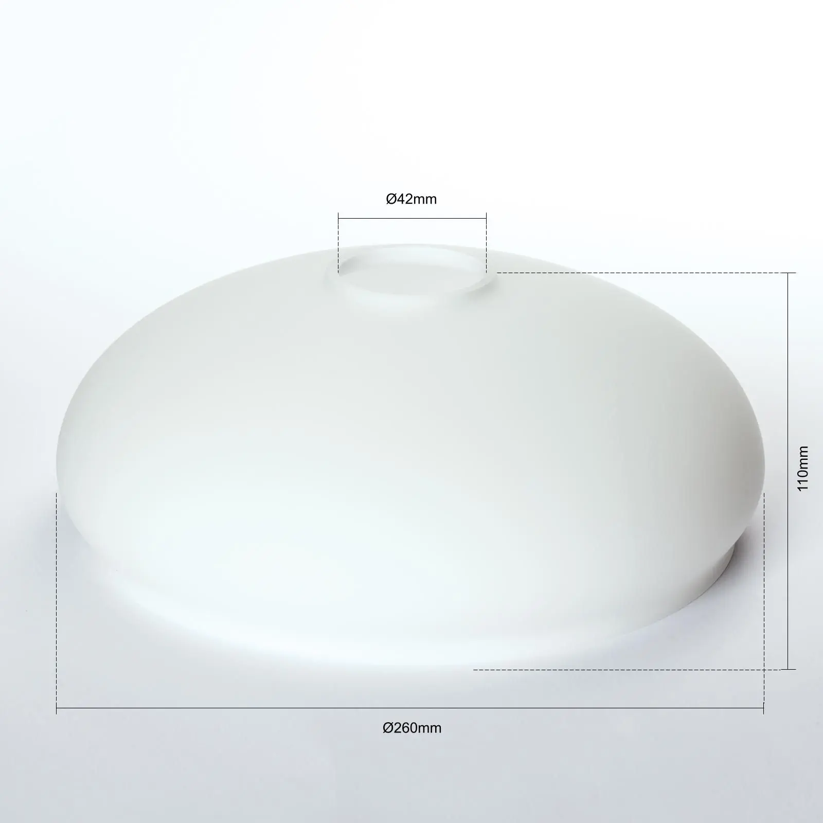 Stakleni abažur LANDHAUS 413, Ø 260 mm, opal mat - 2