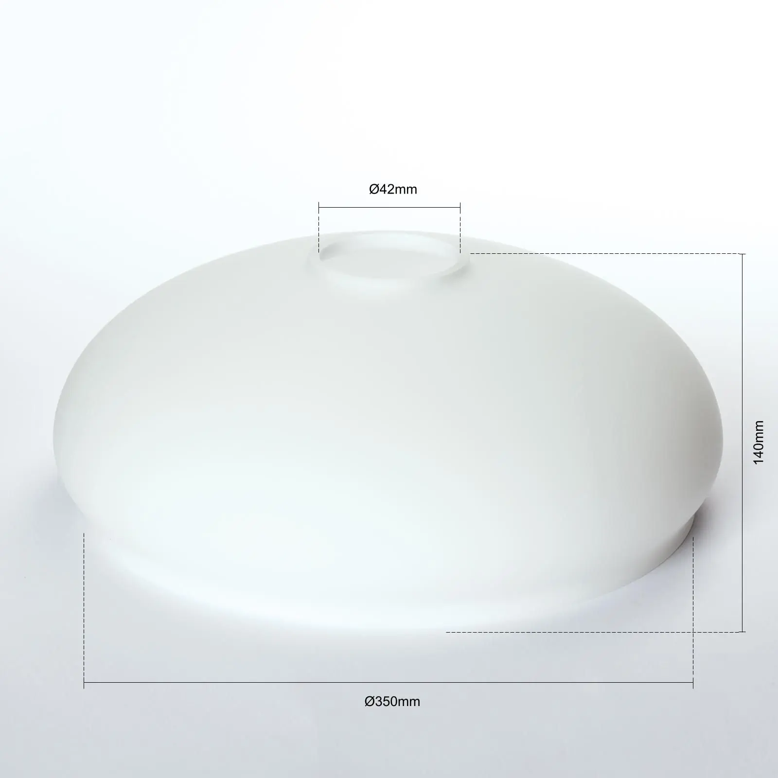 Stakleni abažur LANDHAUS 414, Ø 350 mm, opal mat - 2