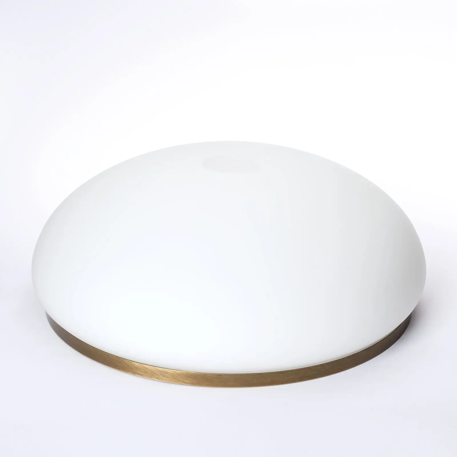 Stakleni abažur LANDHAUS 414, Ø 350 mm, opal mat sa patina prstenom