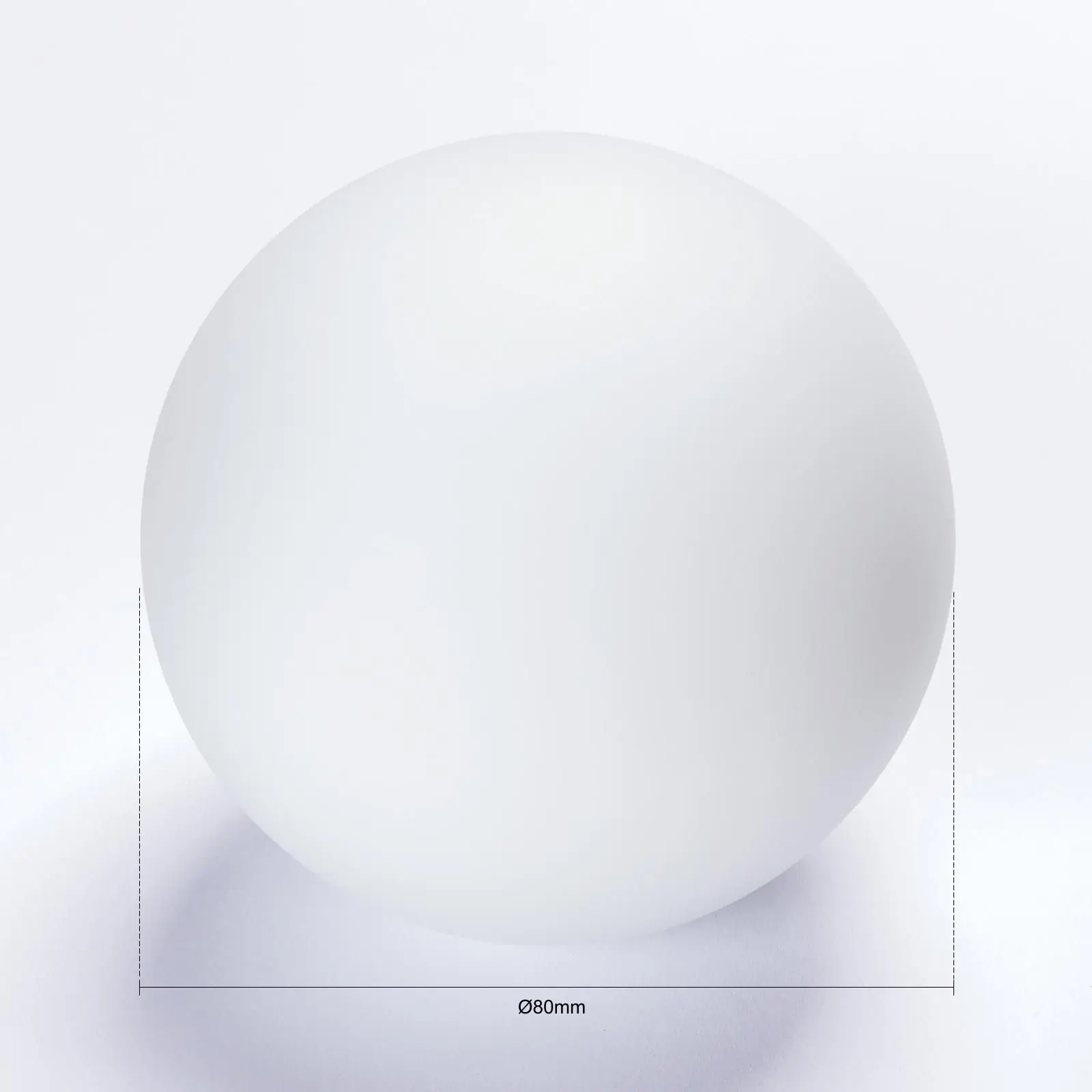 Stakleni abažur 426, Ø 80 cm, opal mat - 2