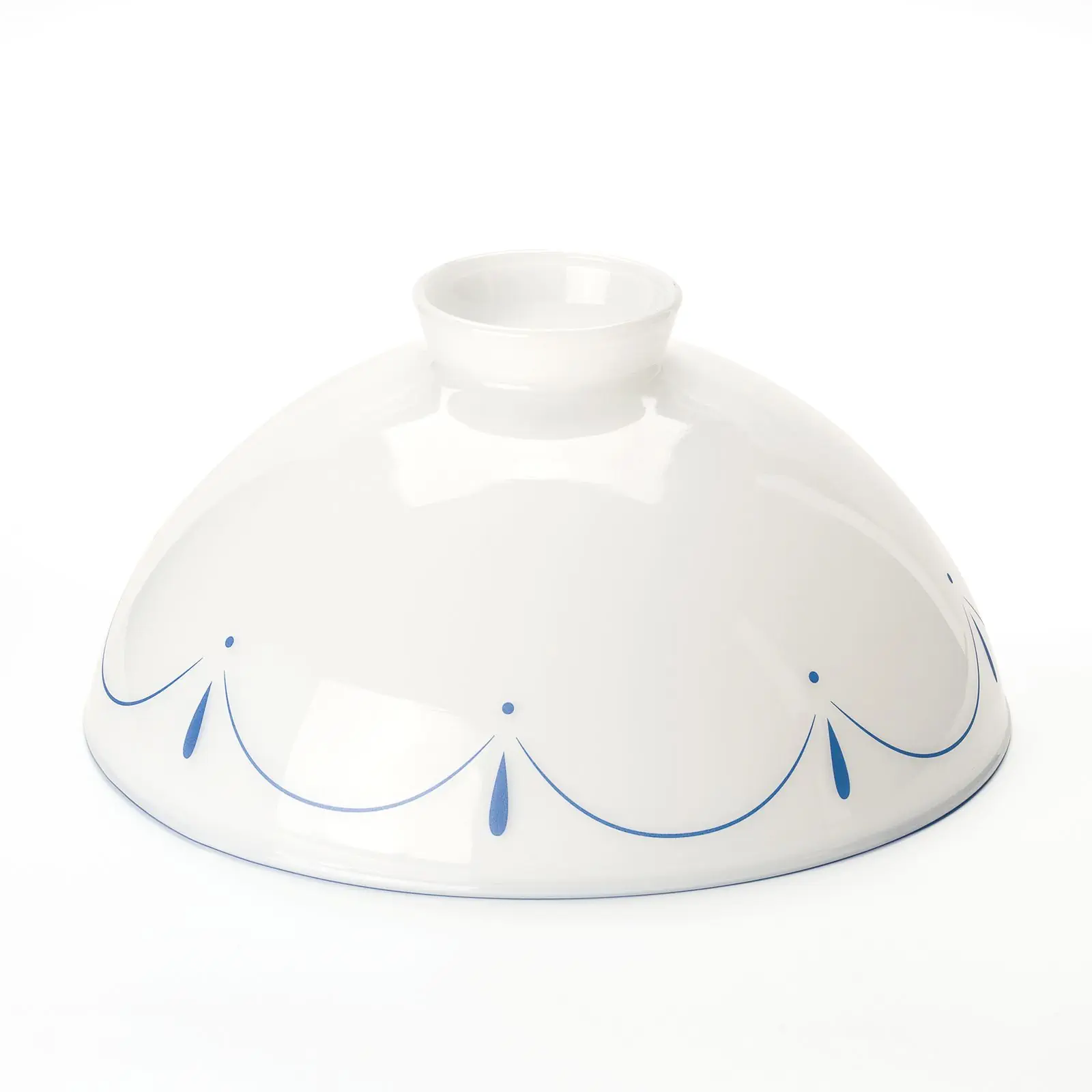 Stakleni abažur 432, Ø 200mm, opalno plava