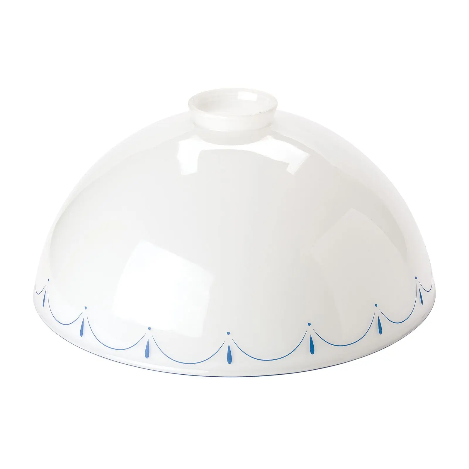 Stakleni abažur 434, Ø 350mm, opalno plava - 2