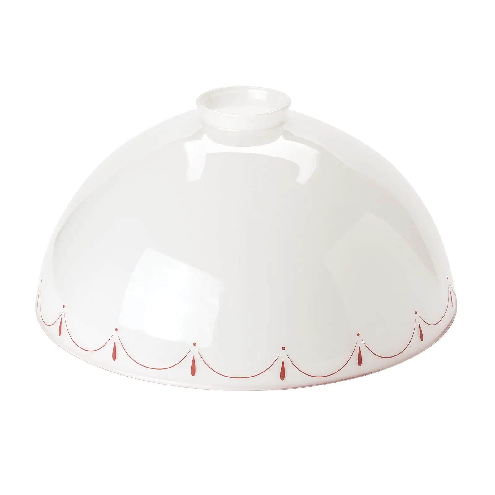 Stakleni abažur 434, Ø 350 mm, opal vinsko crvena - 2