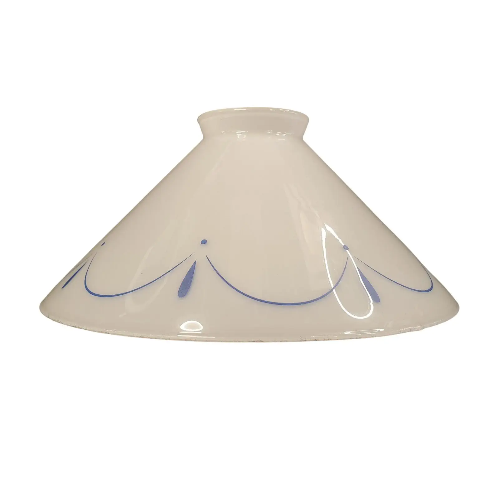 Stakleni abažur 435, Ø 20 cm, opal plava