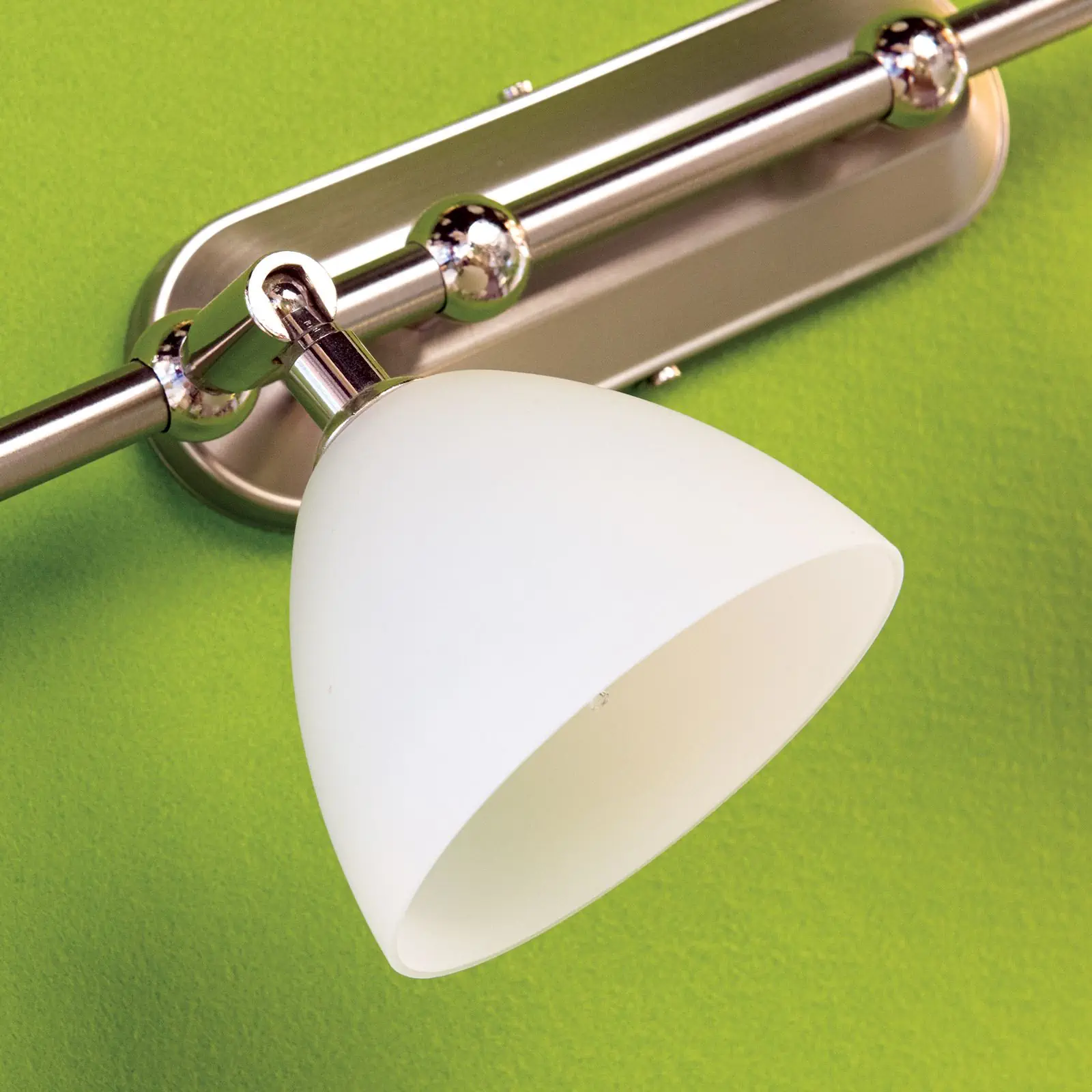 Stakleni abažur 438, Ø 95 mm, opal svilenkasto-mat - 4