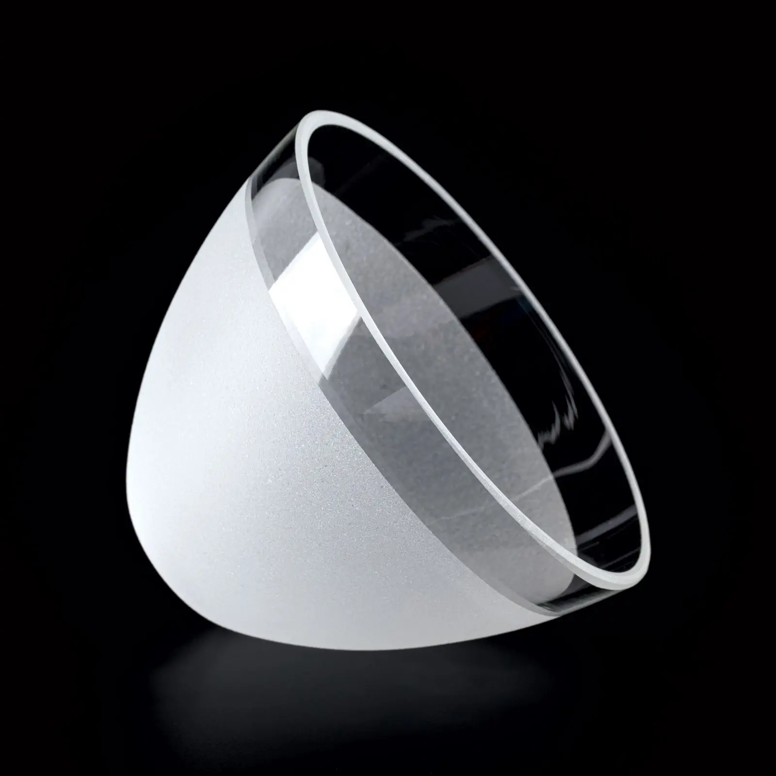 Stakleni abažur 438, Ø 95 mm, providan mat - 2