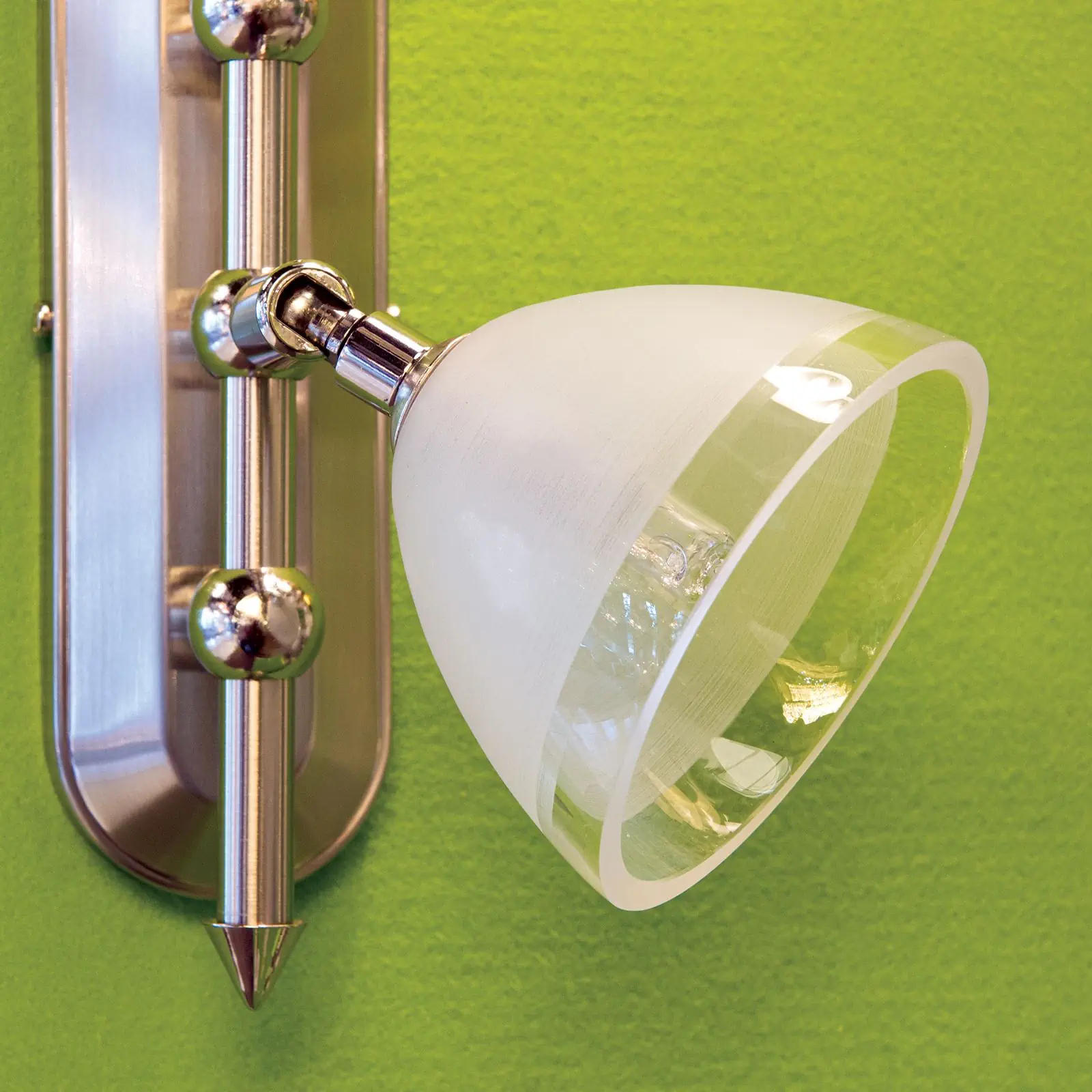 Stakleni abažur 438, Ø 95 mm, providan mat - 4