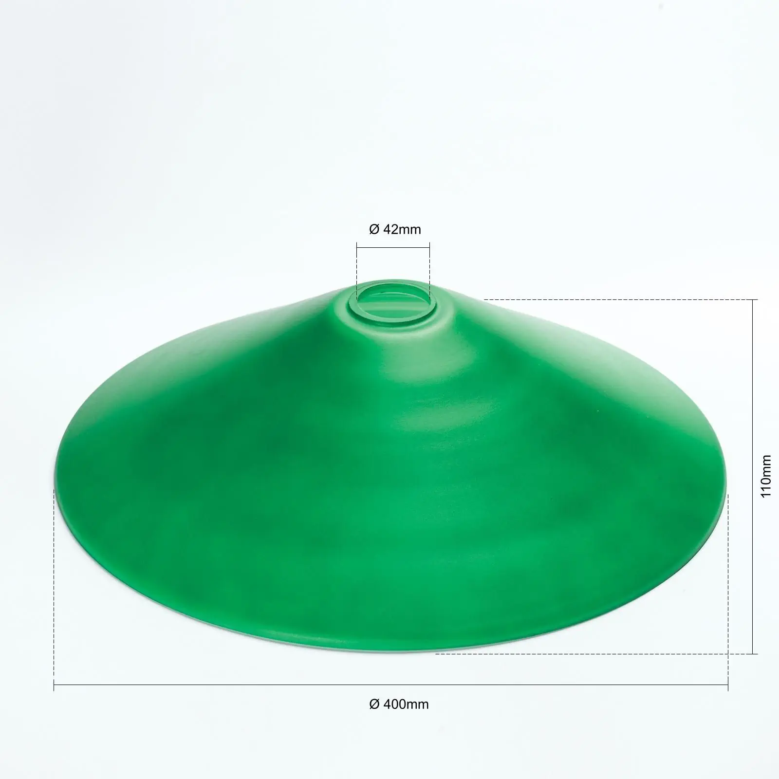 Stakleni abažur ARTDESIGN 447, Ø 400 mm, zelena - 2