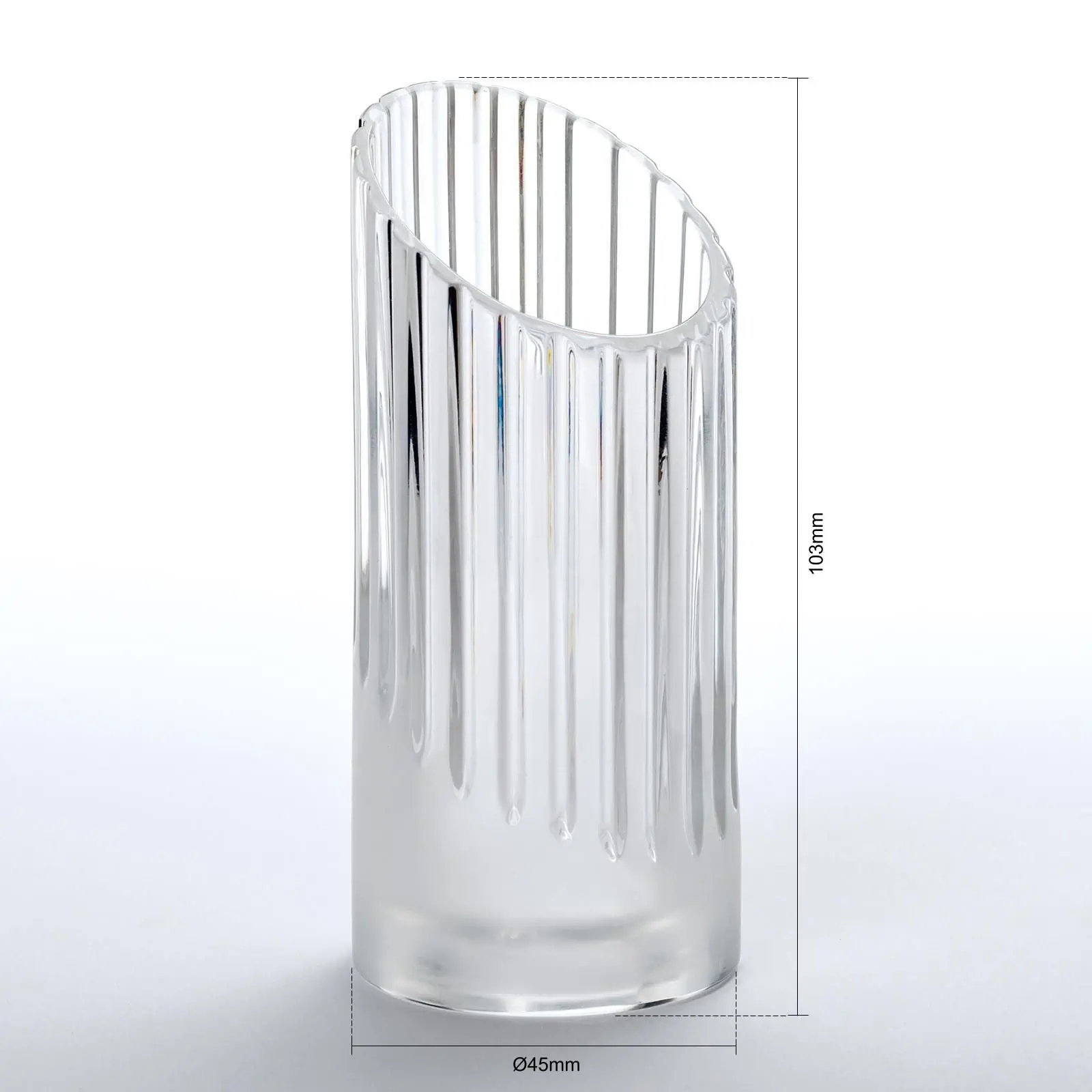 Stakleni abažur 449, Ø 45 mm, transparentno poliran - 2