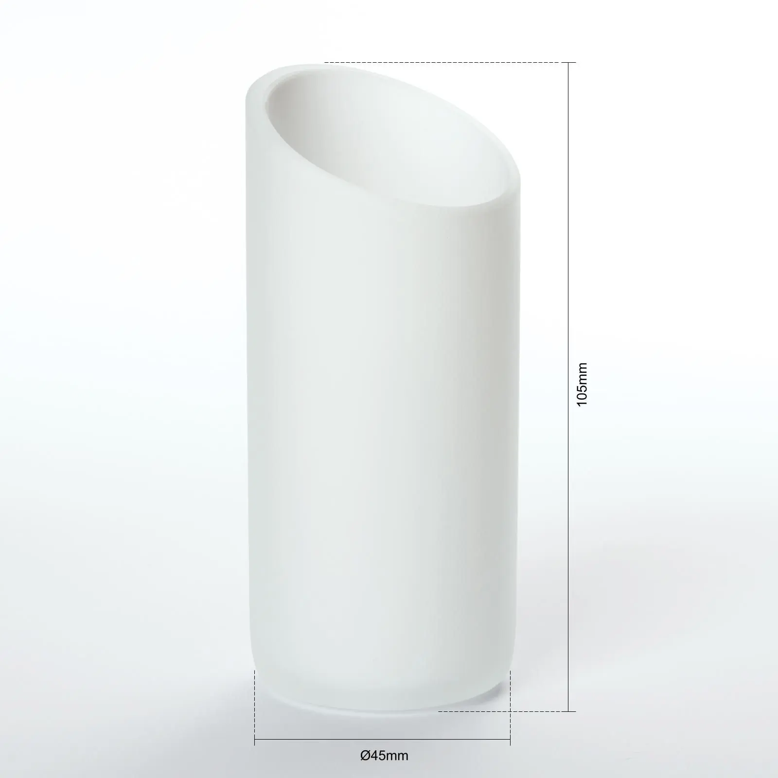 Stakleni abažur 451, Ø 45 mm, opal mat - 2