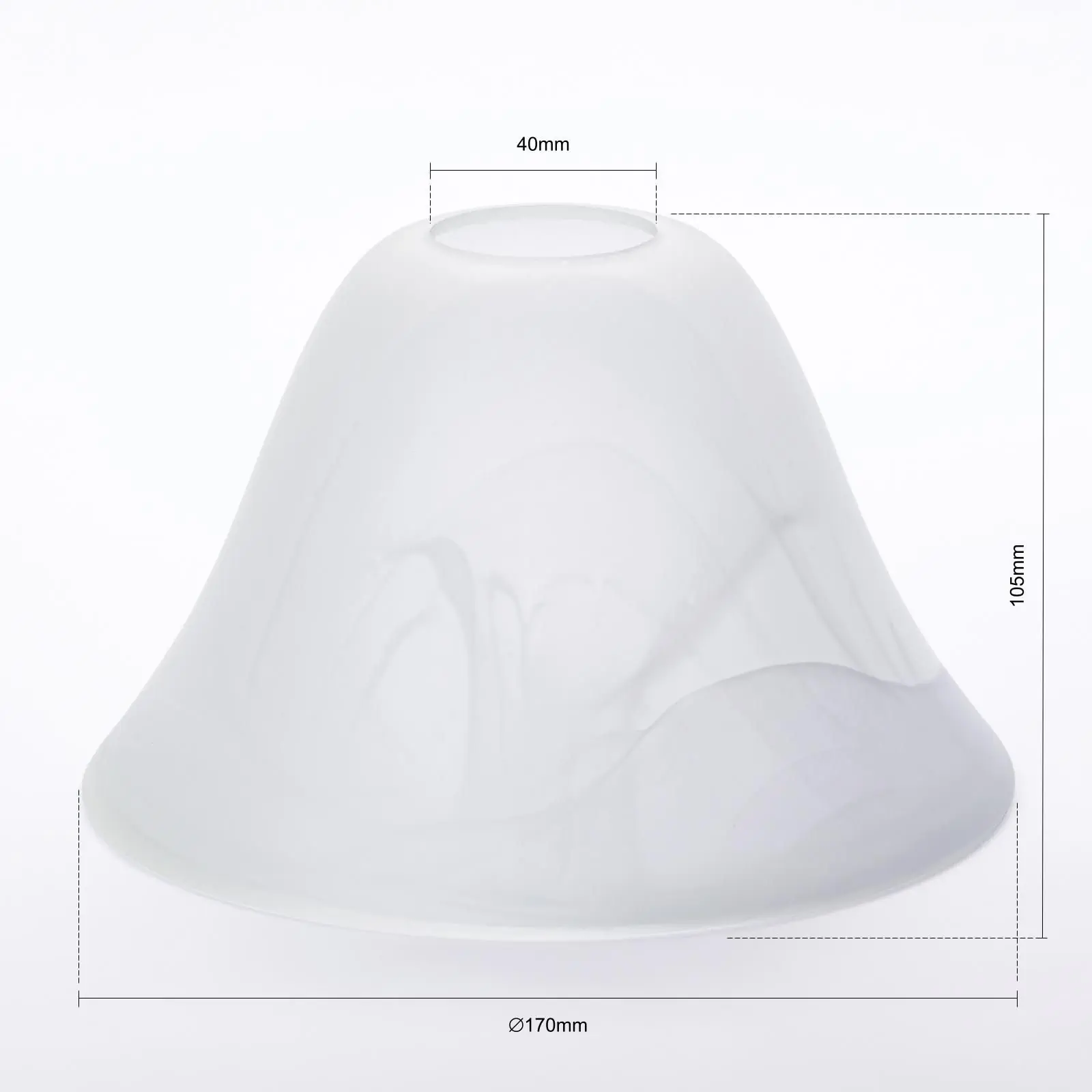 Staklo 506, Ø 170 mm, albaster - 5