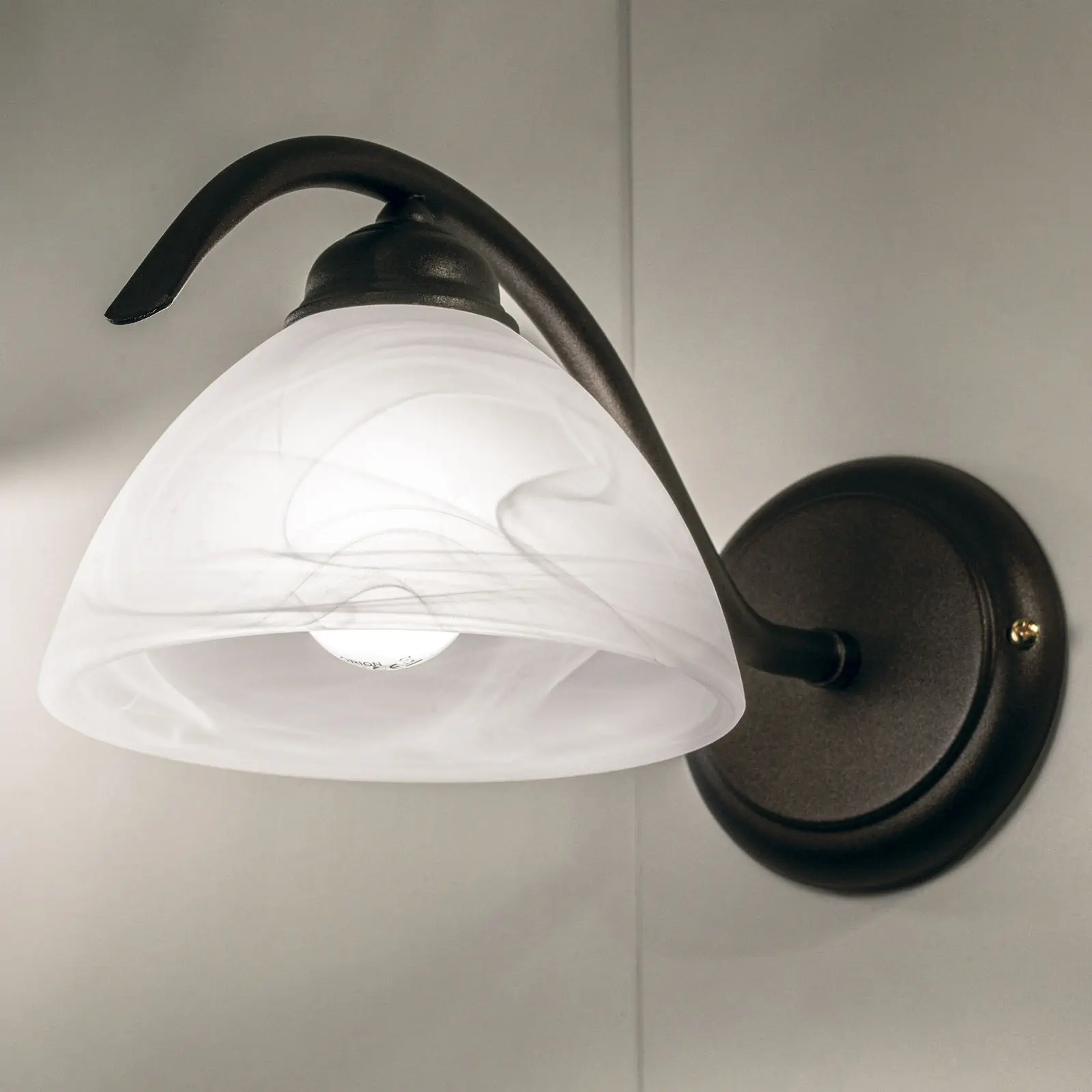 Stakleni abažur 510, alabaster - 4