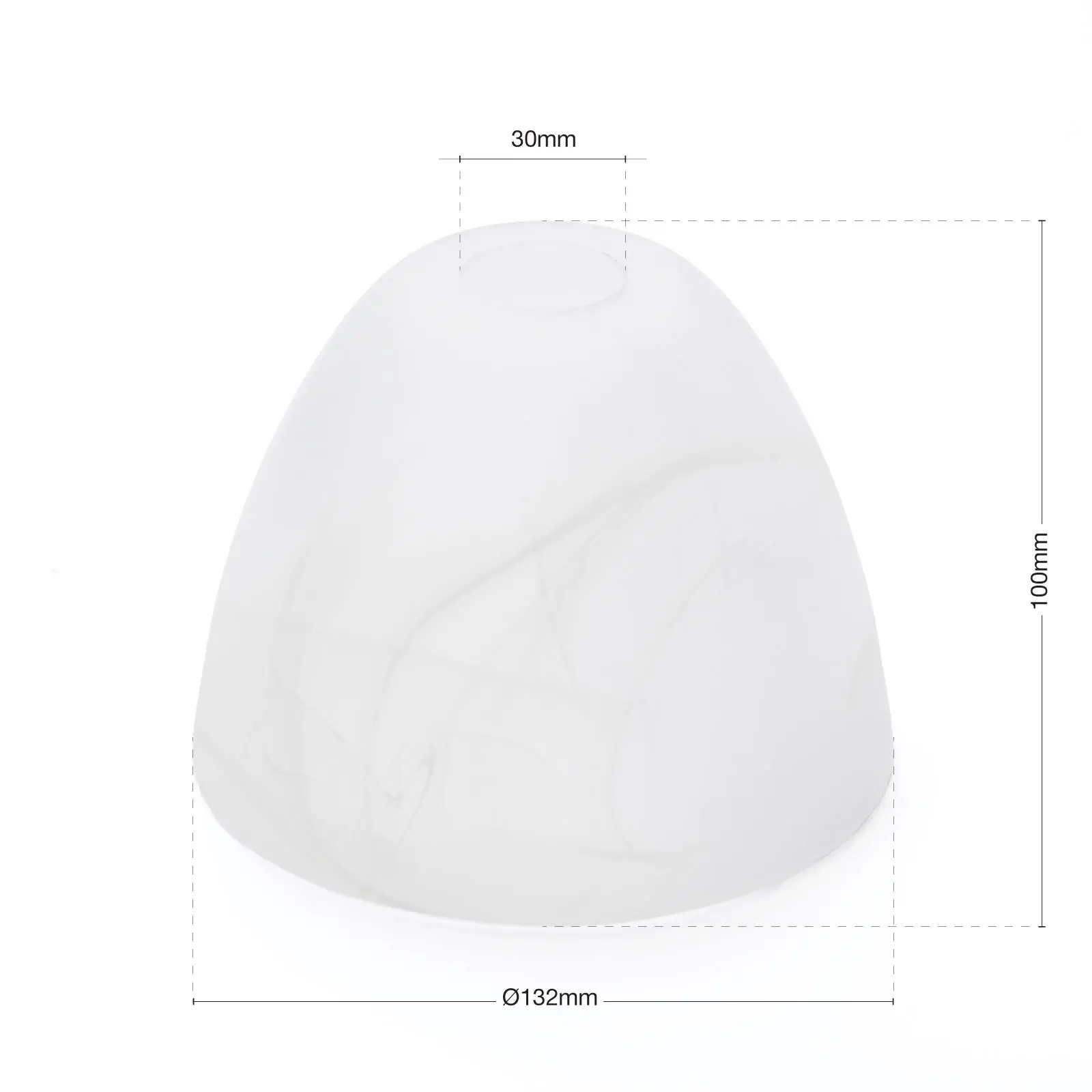 Stakleni abažur 511, alabaster - 3