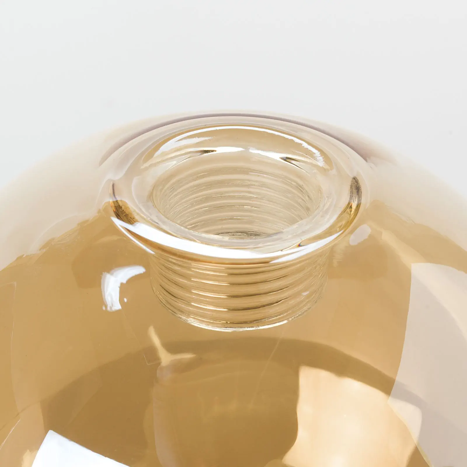 Stakleni abažur 512, za grlo G9, amber - 2