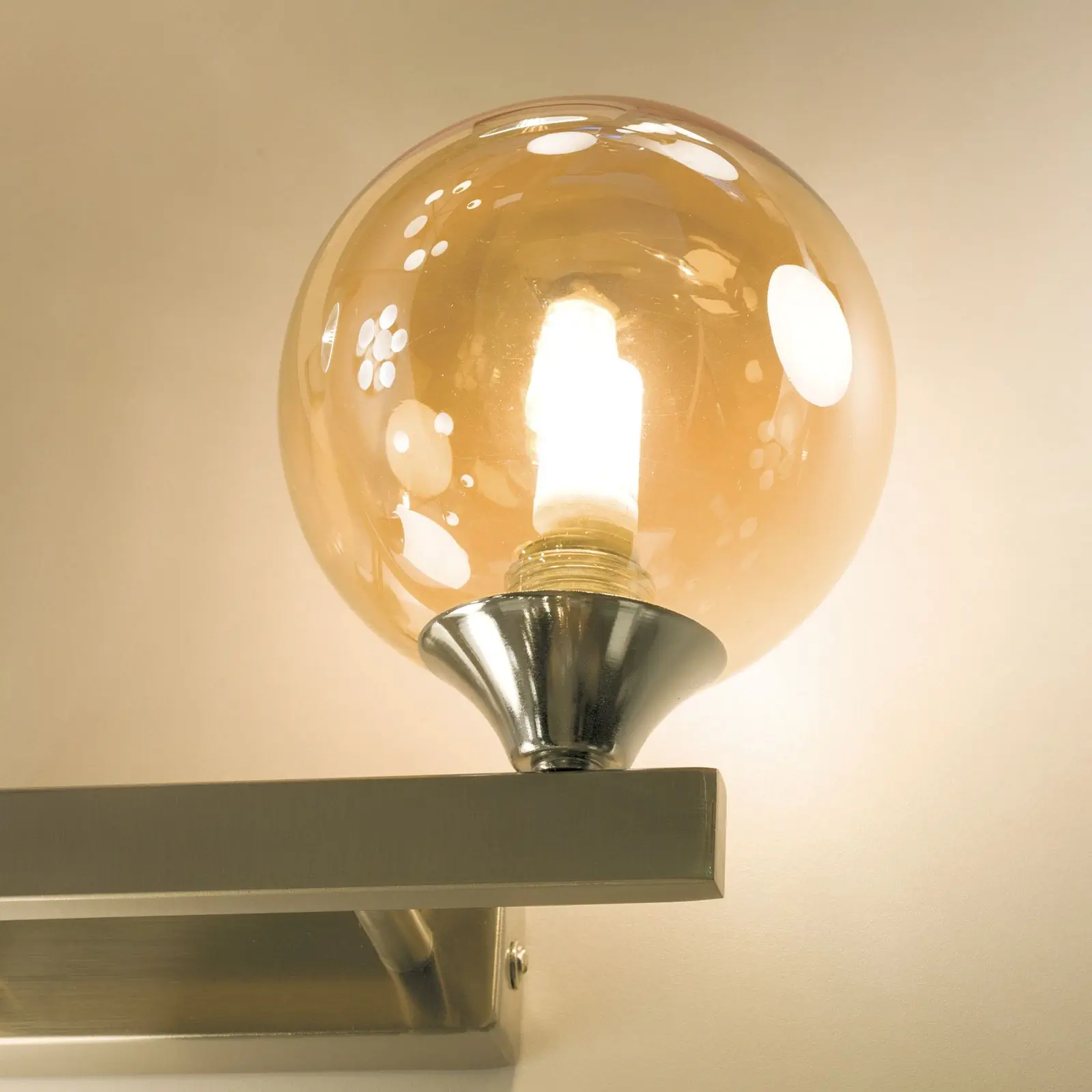 Stakleni abažur 512, za grlo G9, amber - 4