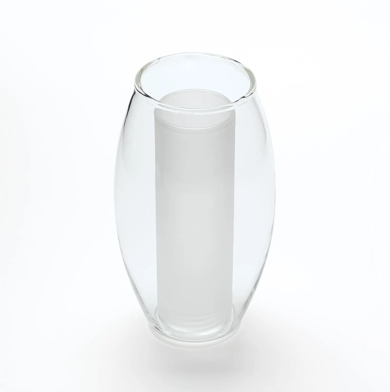 Stakleni abažur 515, ovalni, providan