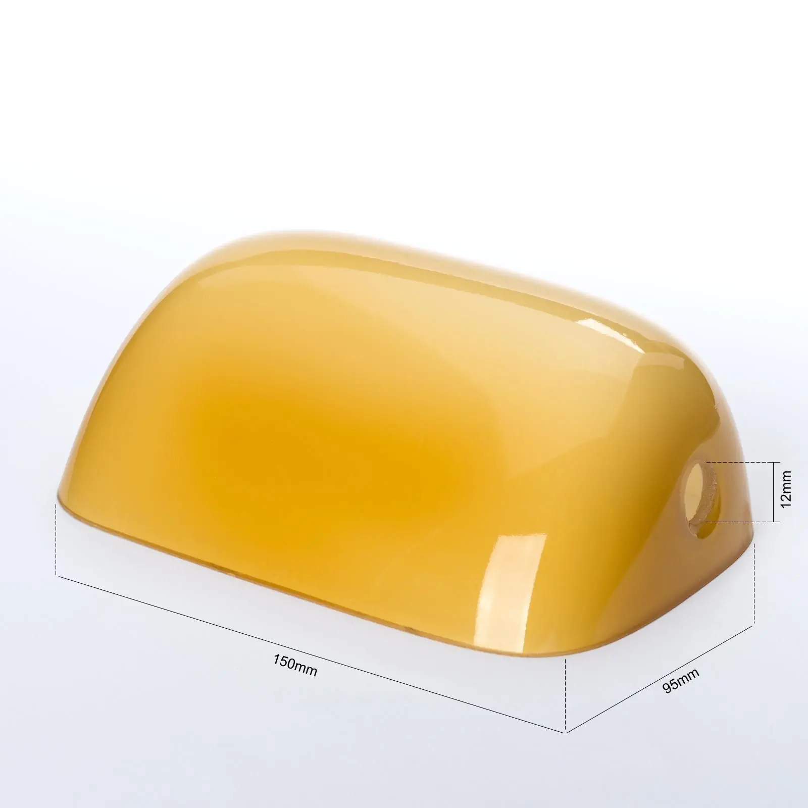 Stakleni abažur BANKERSLAMP 4-586, šampanj brilijant - 4