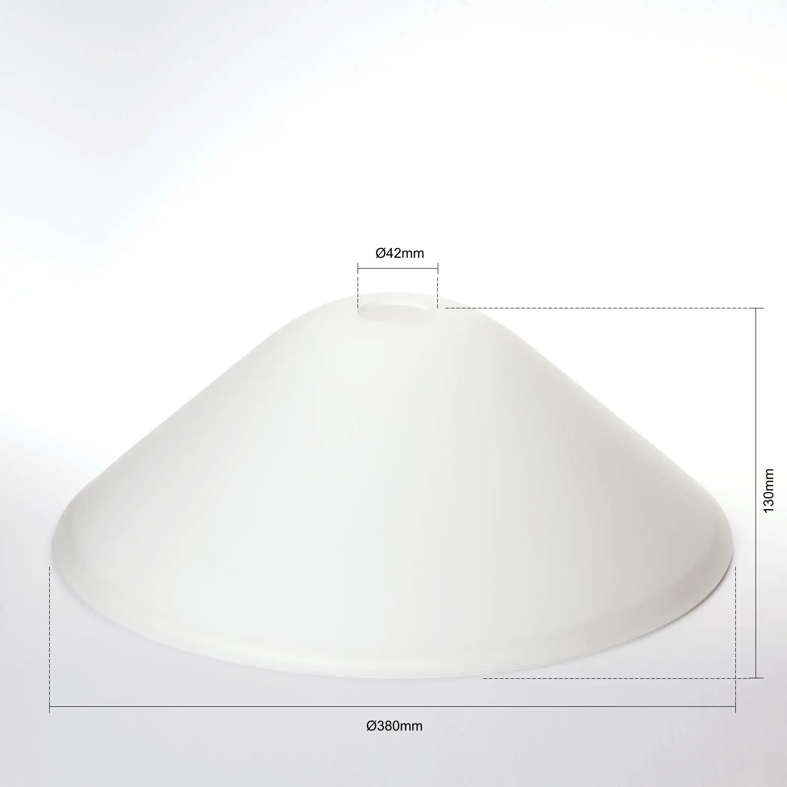 Stakleni abažur GRADO 6-1525, Ø 380 mm, opal mat - 7