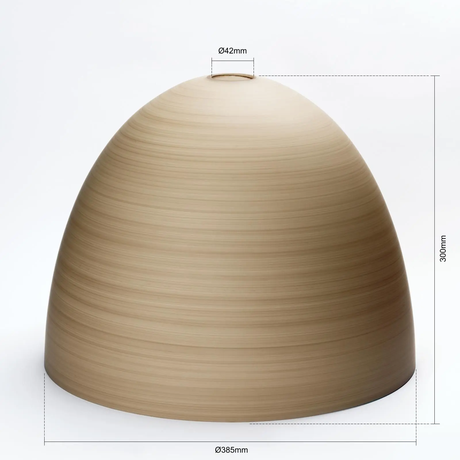 Stakleni abažur CONE 6-1544, Ø 385 mm, decor marron - 2