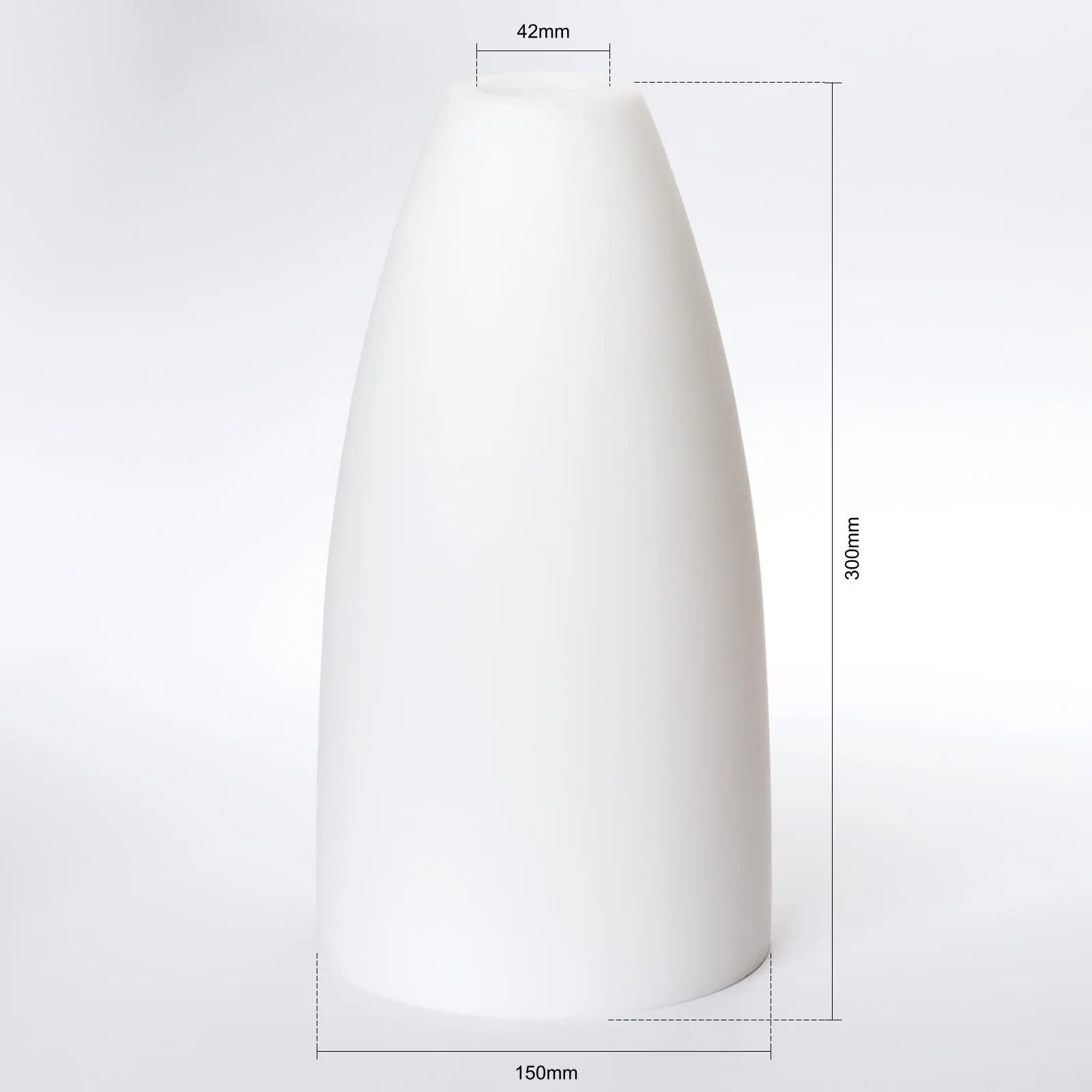 Stakleni abažur CONE 6-1545, Ø 150 mm, decor-alaska - 2